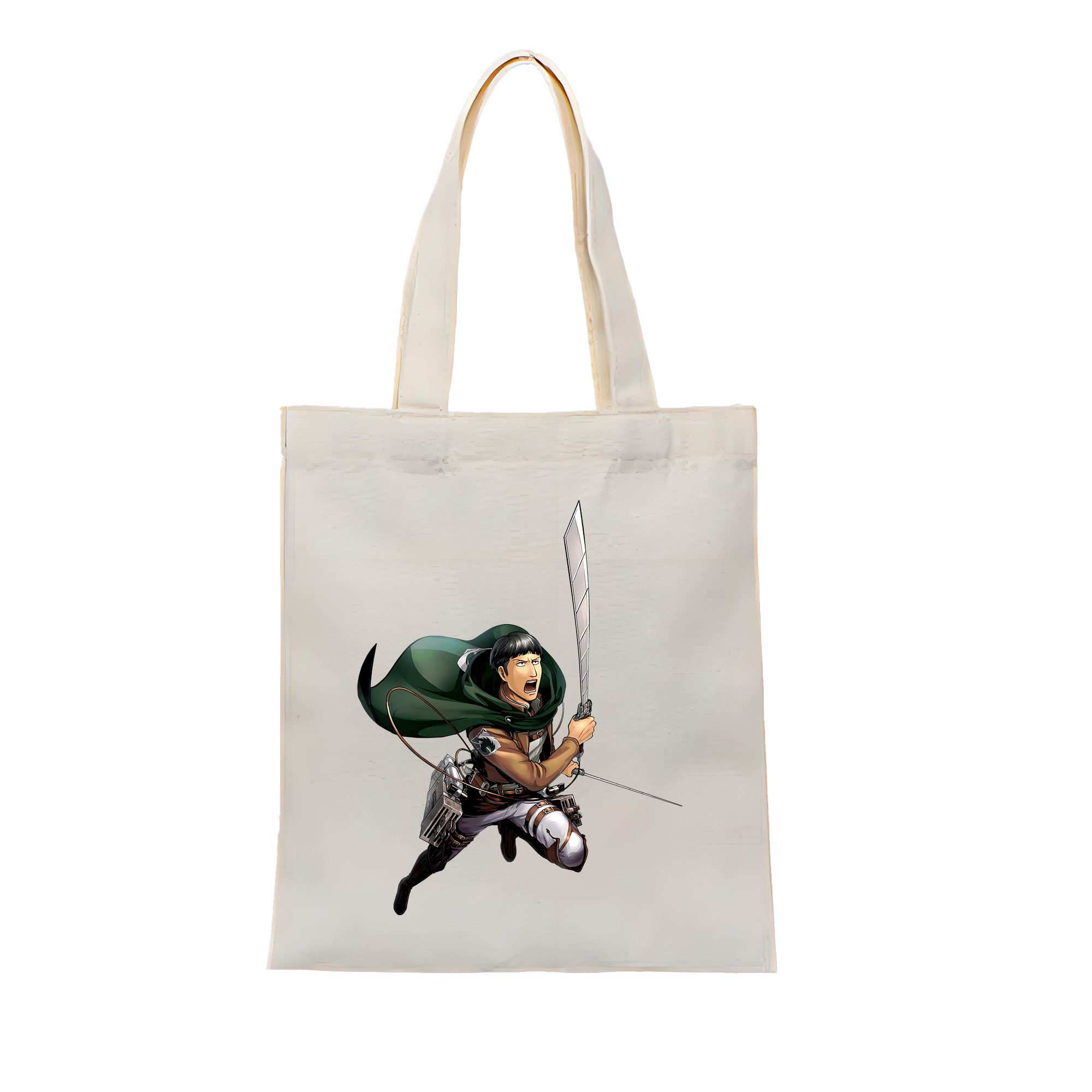 （画像用） 進撃の巨人 Attack on Titan 縦型キャンバス生地手提げバッグ　トートバッグ