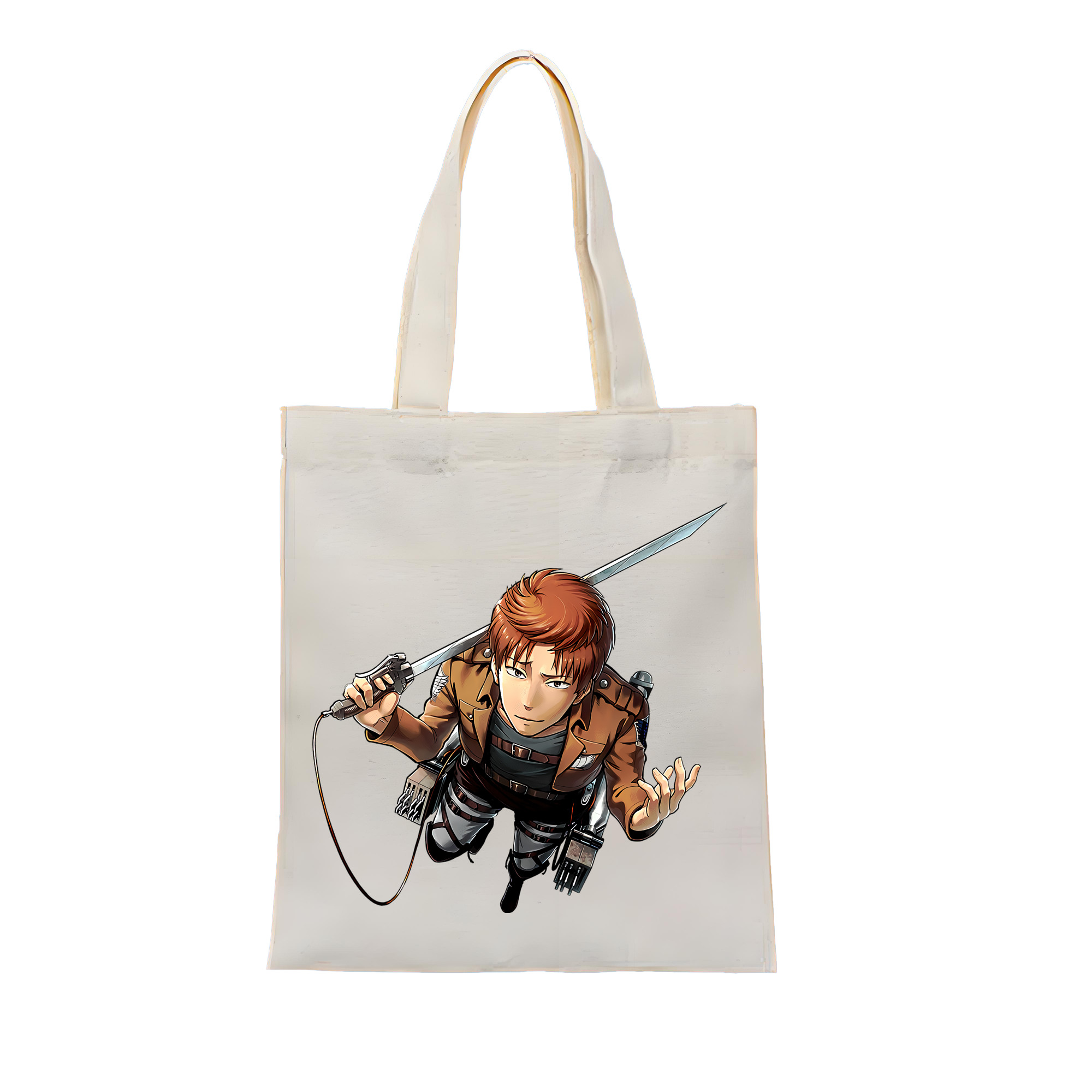 （画像用） 進撃の巨人 Attack on Titan 縦型キャンバス生地手提げバッグ　トートバッグ