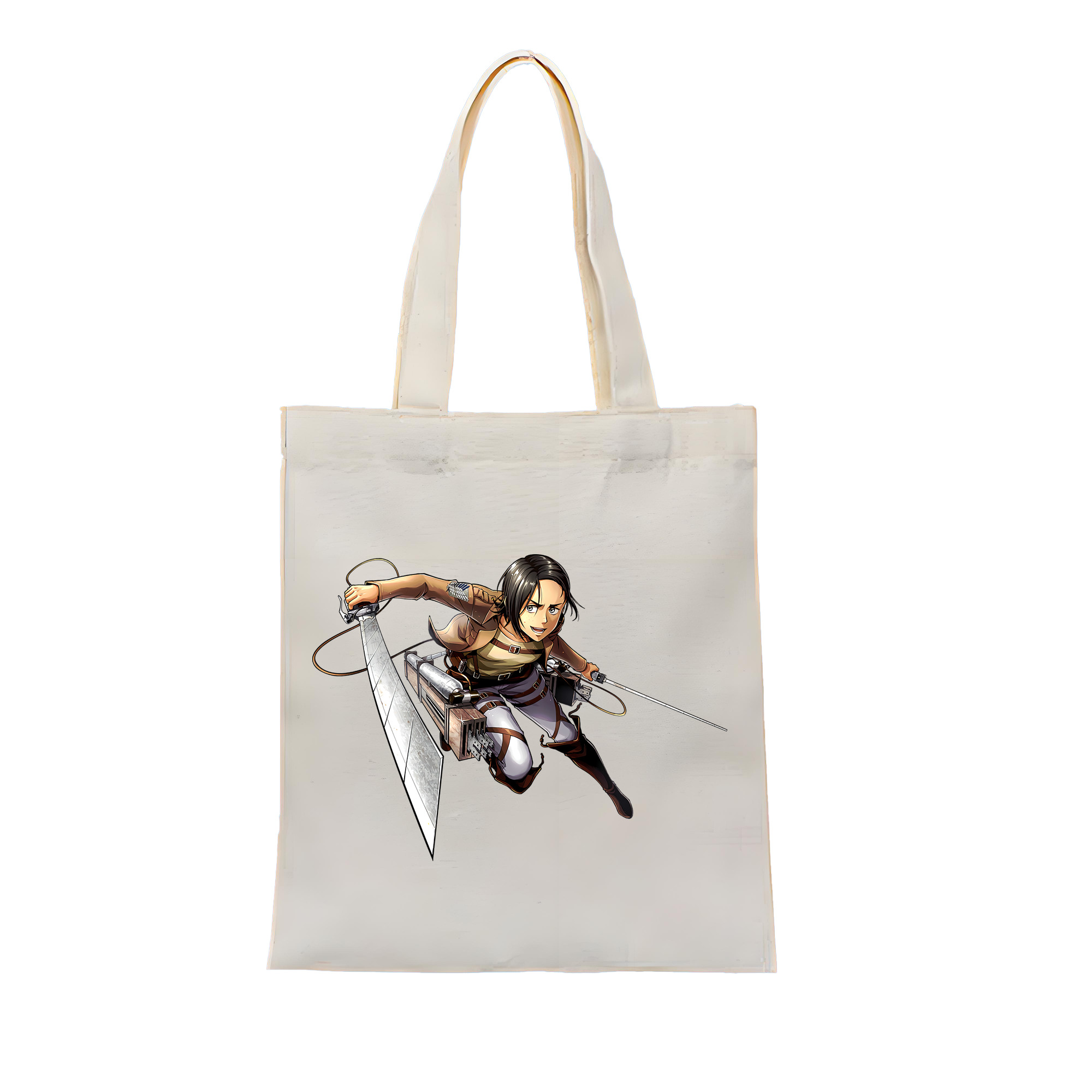 （画像用） 進撃の巨人 Attack on Titan 縦型キャンバス生地手提げバッグ　トートバッグ