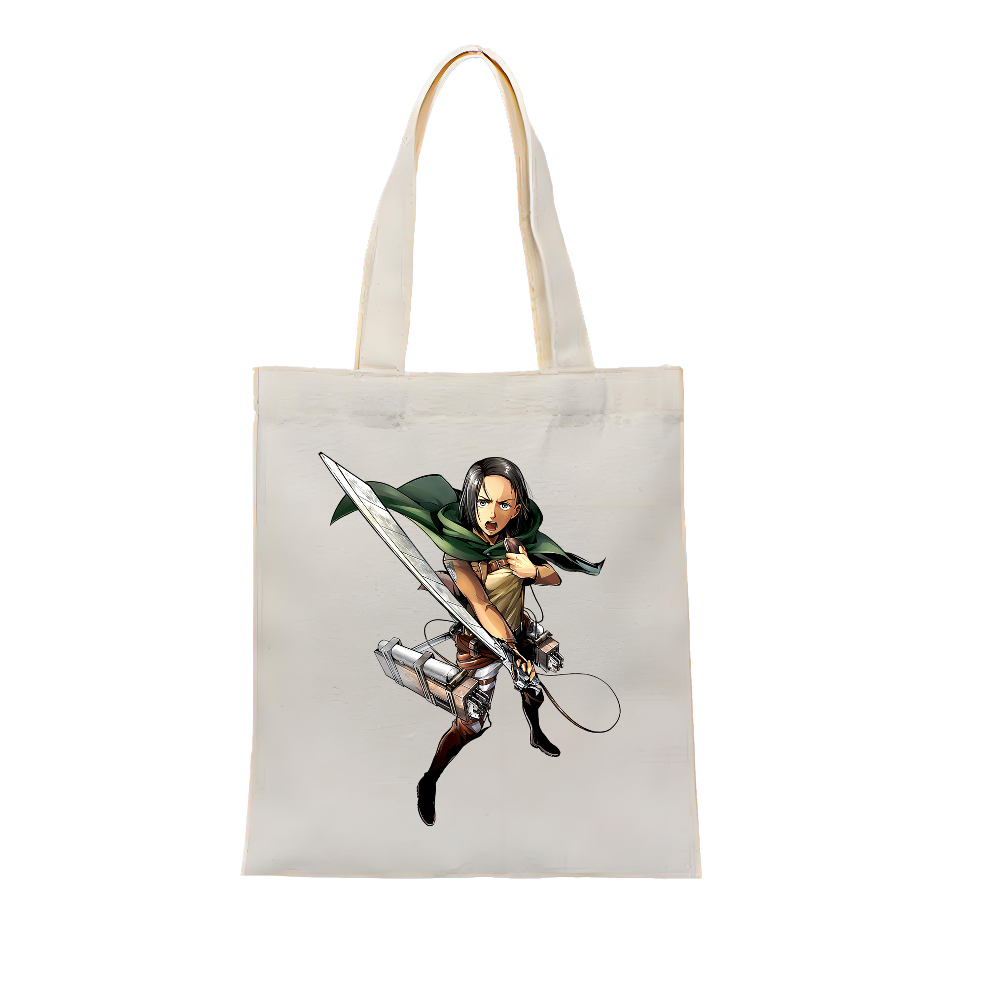 （画像用） 進撃の巨人 Attack on Titan 縦型キャンバス生地手提げバッグ　トートバッグ