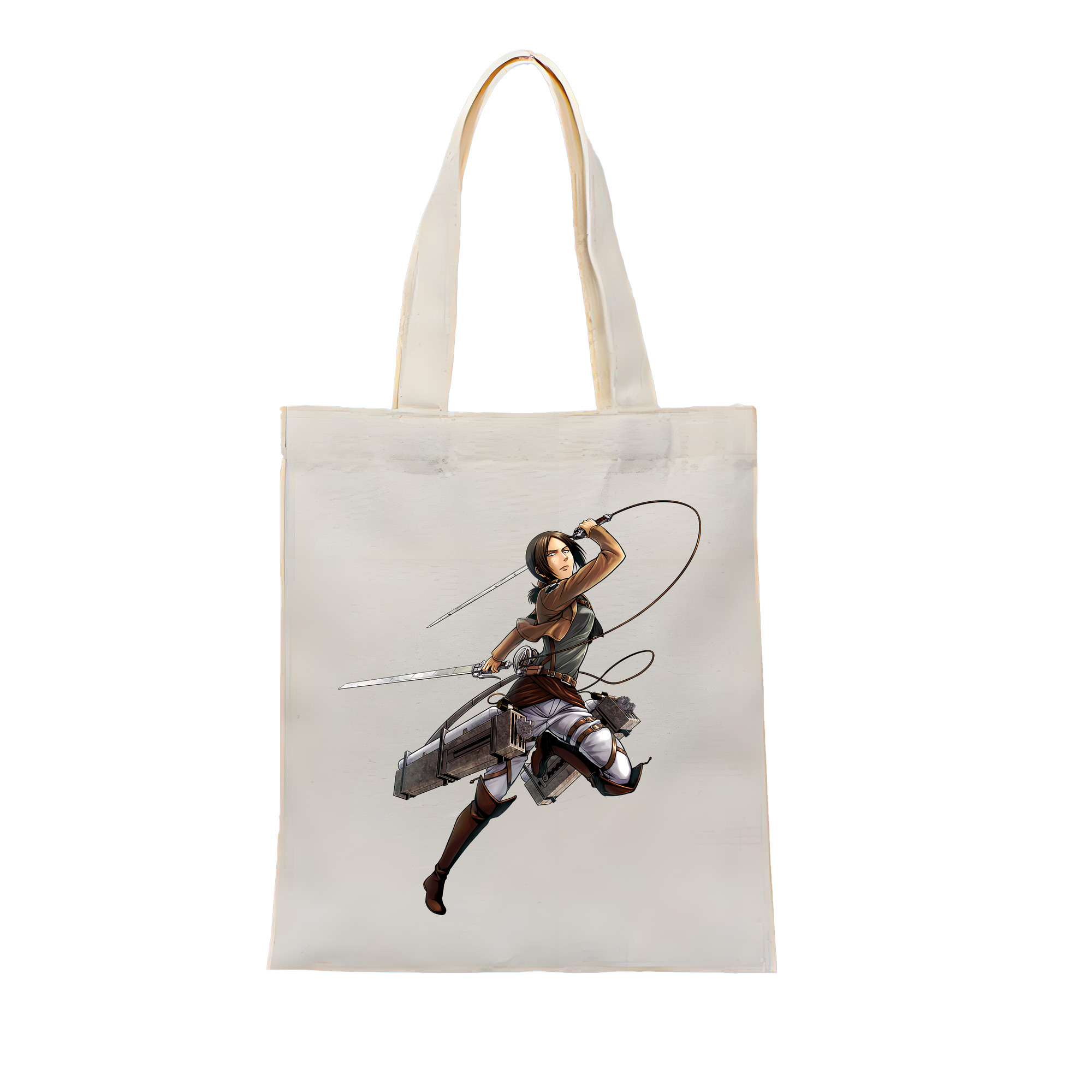 （画像用） 進撃の巨人 Attack on Titan 縦型キャンバス生地手提げバッグ　トートバッグ
