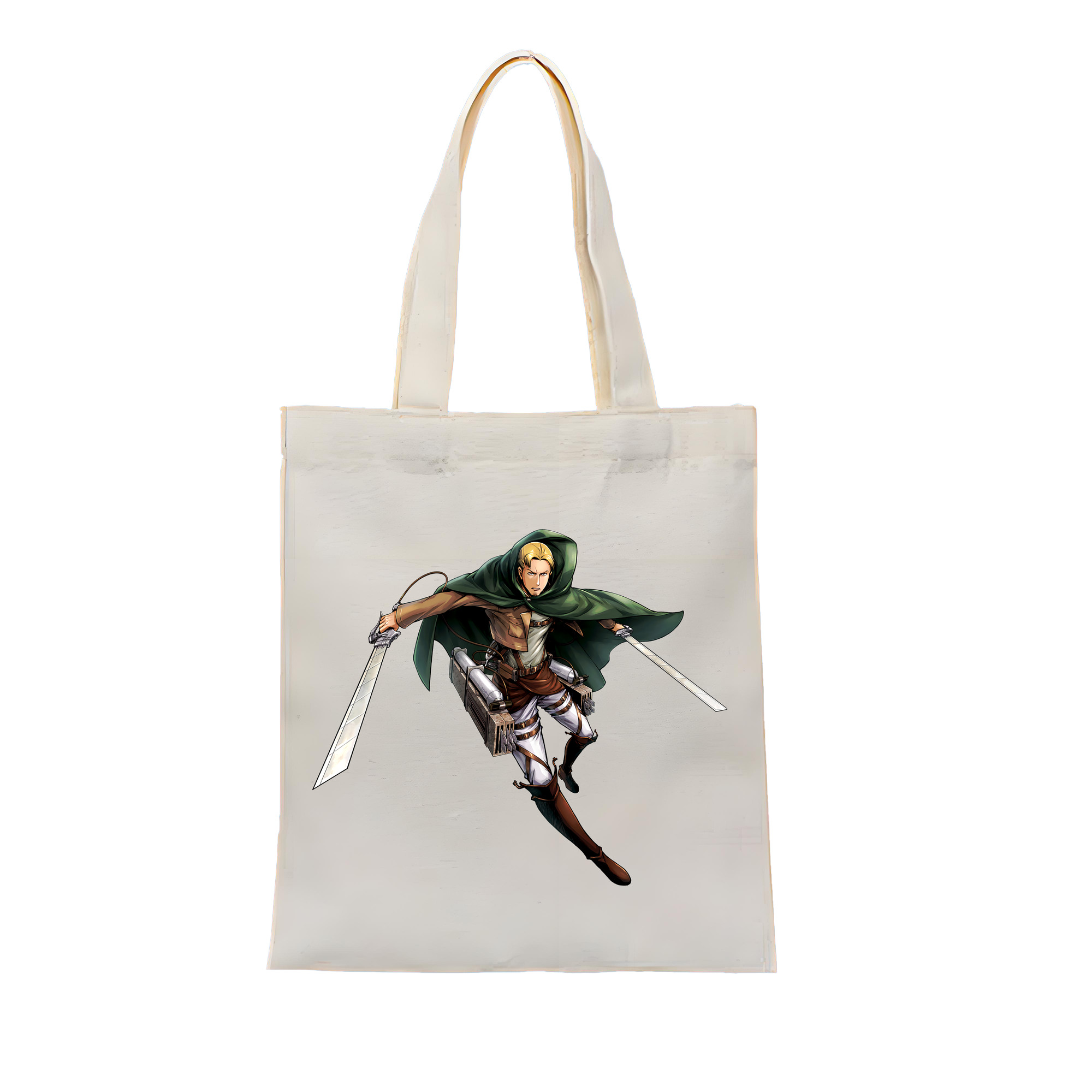 （画像用） 進撃の巨人 Attack on Titan 縦型キャンバス生地手提げバッグ　トートバッグ