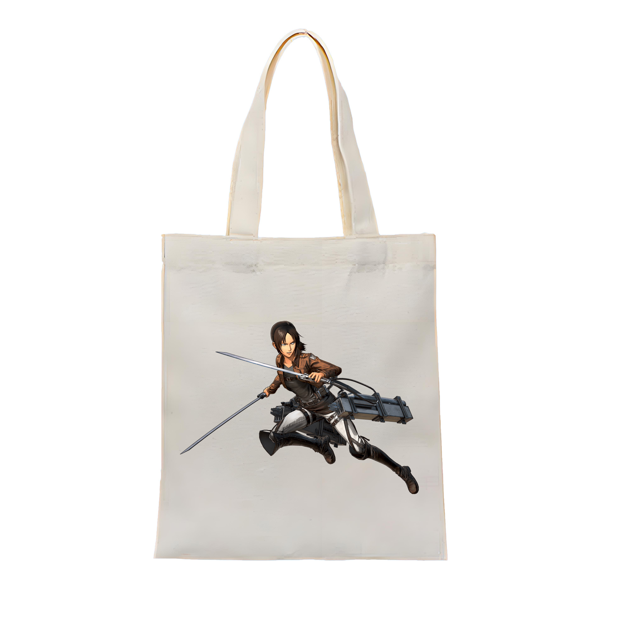 （画像用） 進撃の巨人 Attack on Titan 縦型キャンバス生地手提げバッグ　トートバッグ