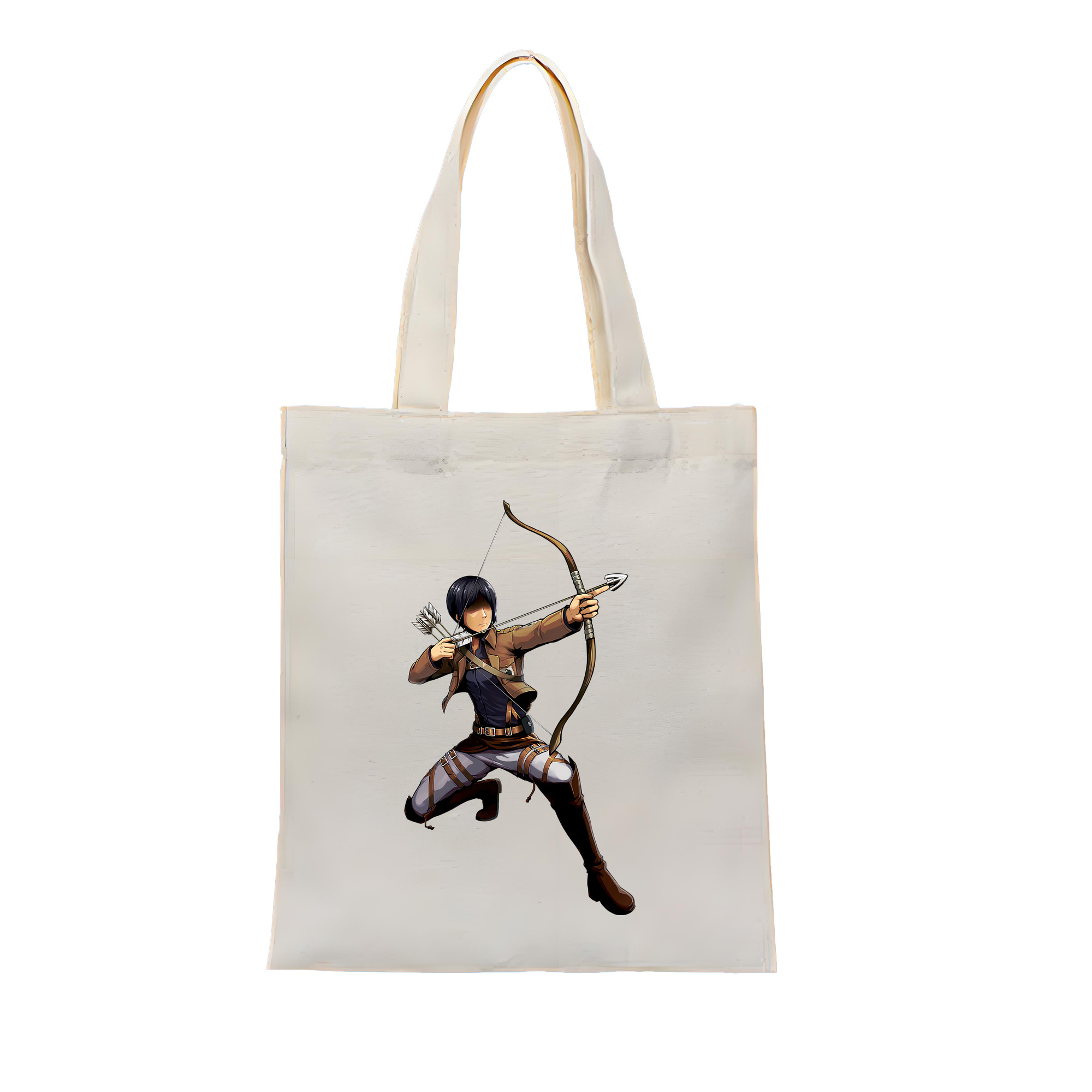 （画像用） 進撃の巨人 Attack on Titan 縦型キャンバス生地手提げバッグ　トートバッグ