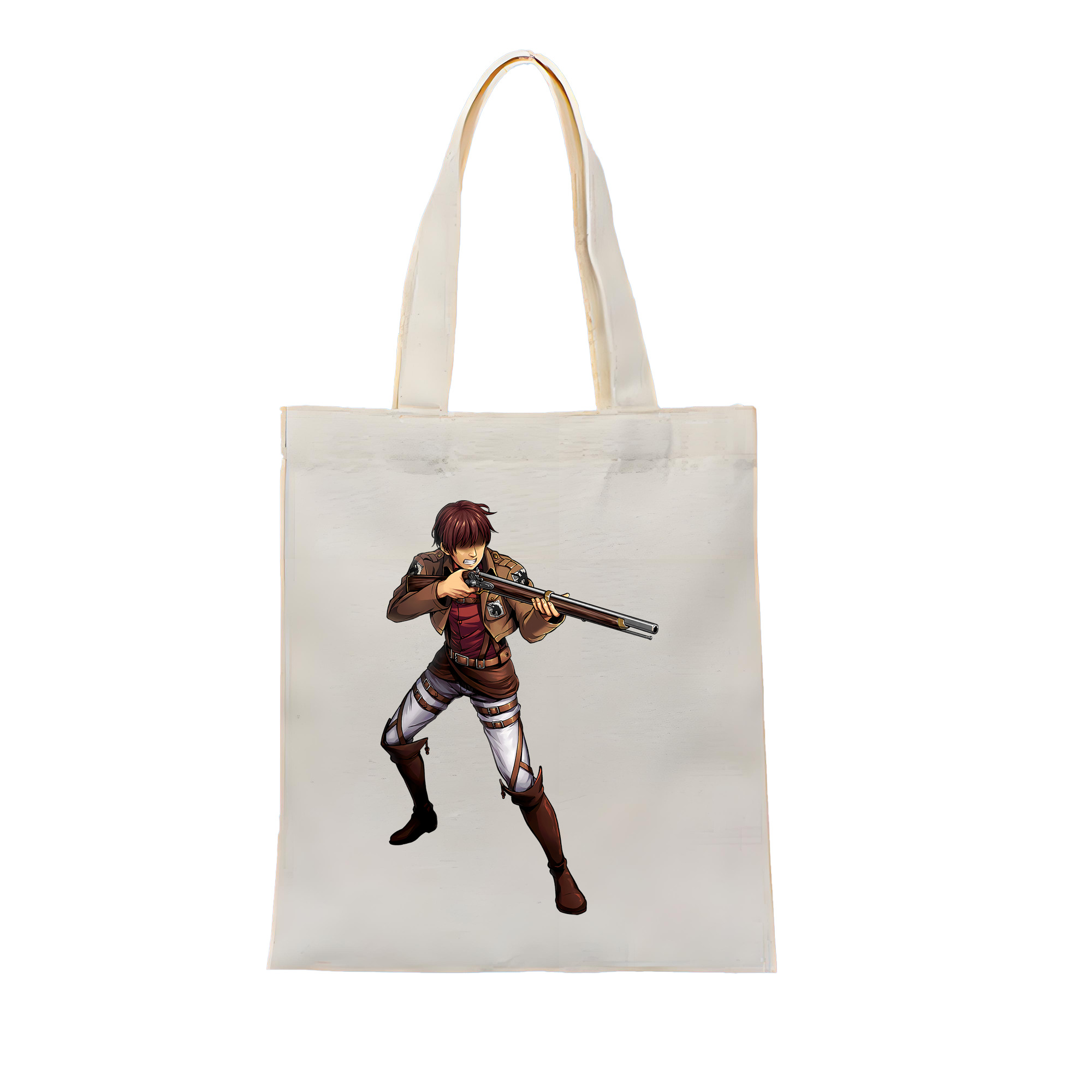 （画像用） 進撃の巨人 Attack on Titan 縦型キャンバス生地手提げバッグ　トートバッグ