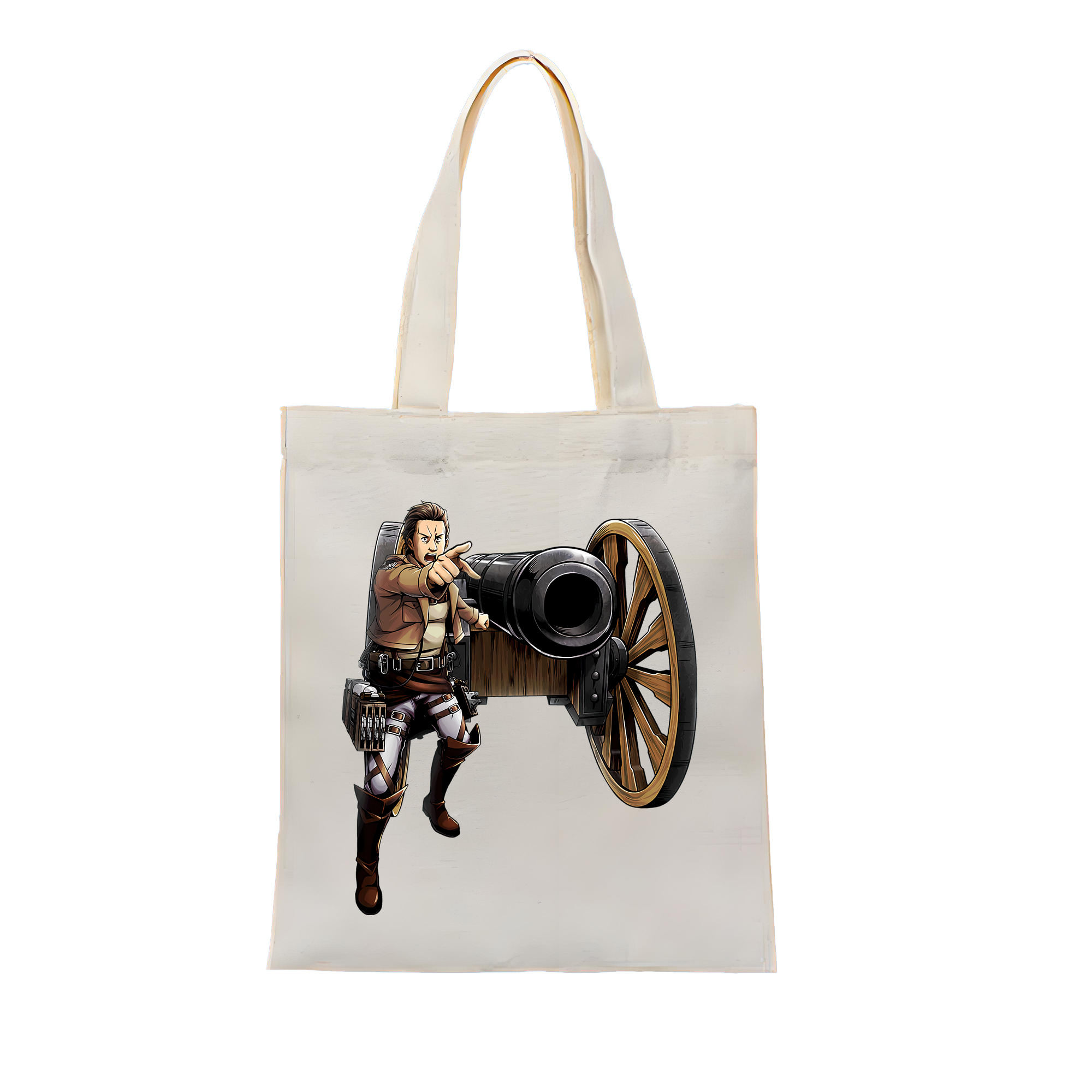 （画像用） 進撃の巨人 Attack on Titan 縦型キャンバス生地手提げバッグ　トートバッグ
