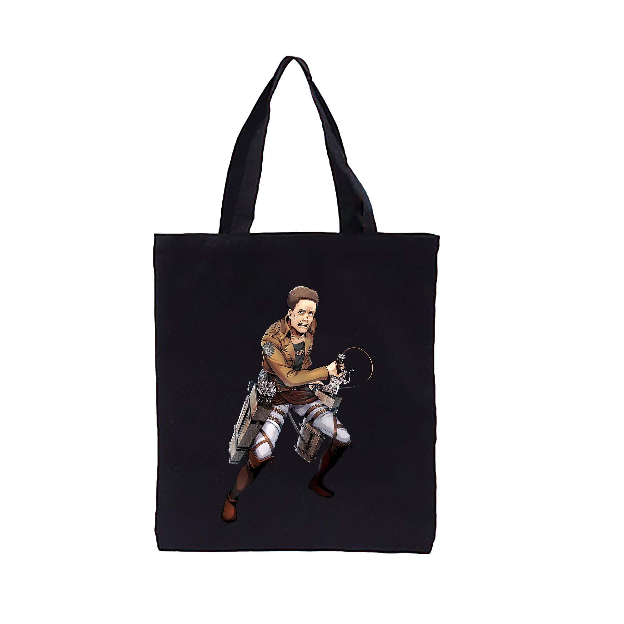 （画像用） 進撃の巨人 Attack on Titan 縦型キャンバス生地手提げバッグ　トートバッグ