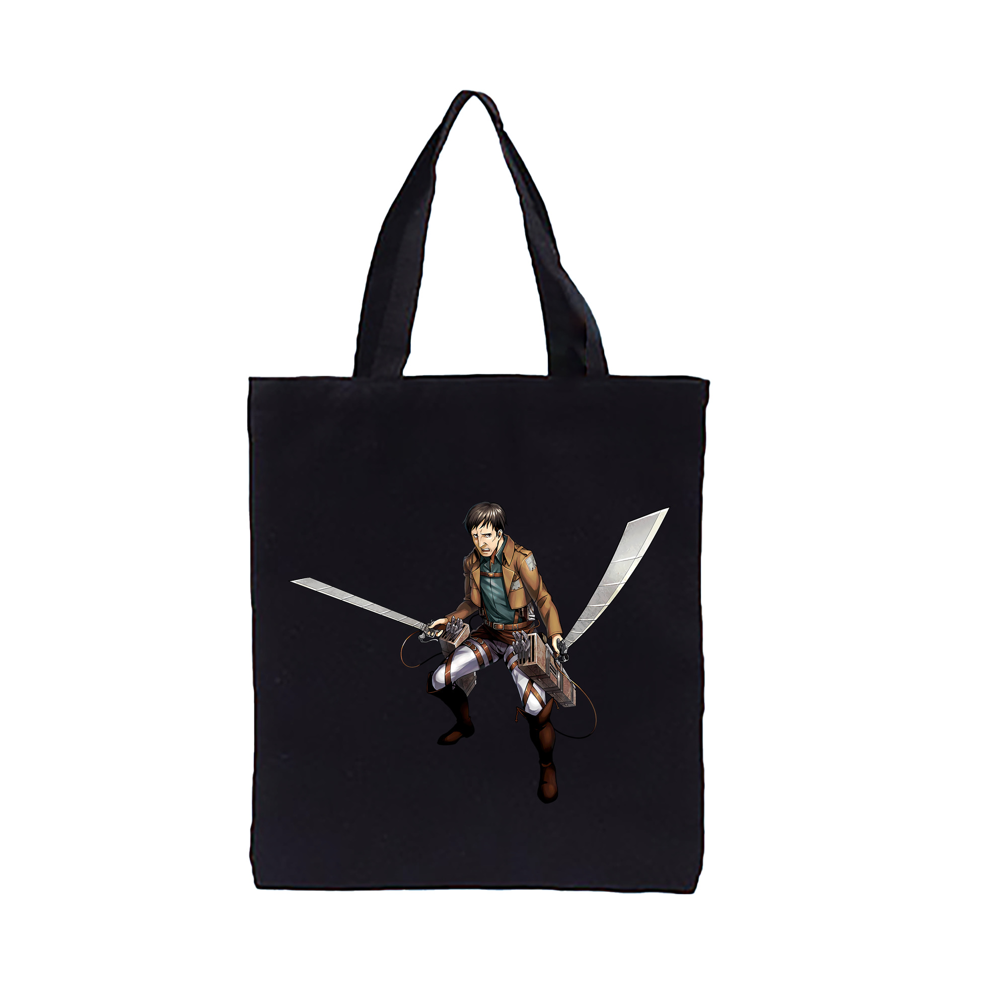 （画像用） 進撃の巨人 Attack on Titan 縦型キャンバス生地手提げバッグ　トートバッグ