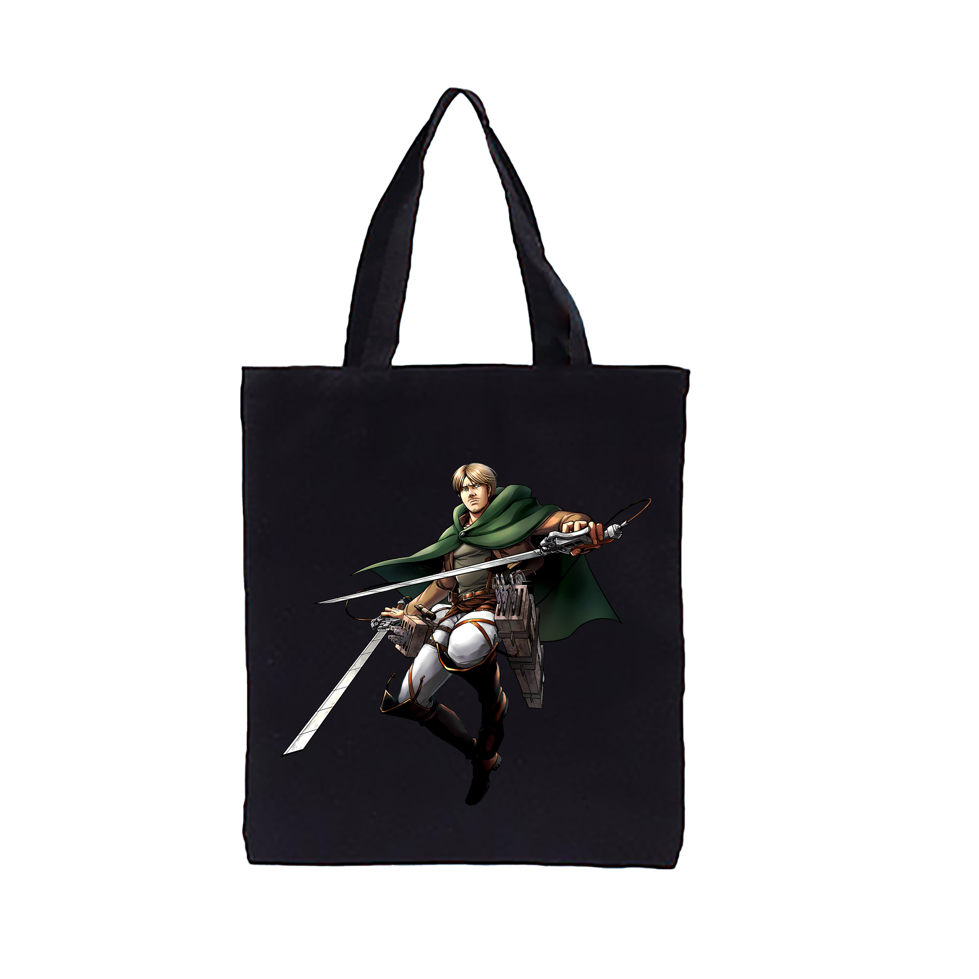 （画像用） 進撃の巨人 Attack on Titan 縦型キャンバス生地手提げバッグ　トートバッグ