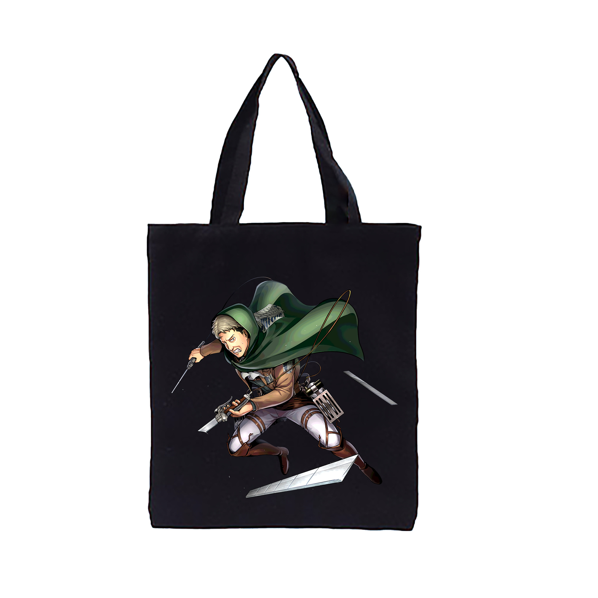 （画像用） 進撃の巨人 Attack on Titan 縦型キャンバス生地手提げバッグ　トートバッグ