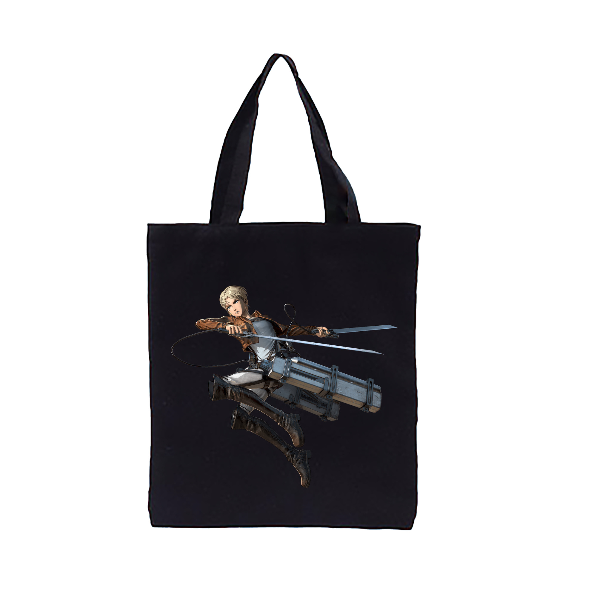（画像用） 進撃の巨人 Attack on Titan 縦型キャンバス生地手提げバッグ　トートバッグ