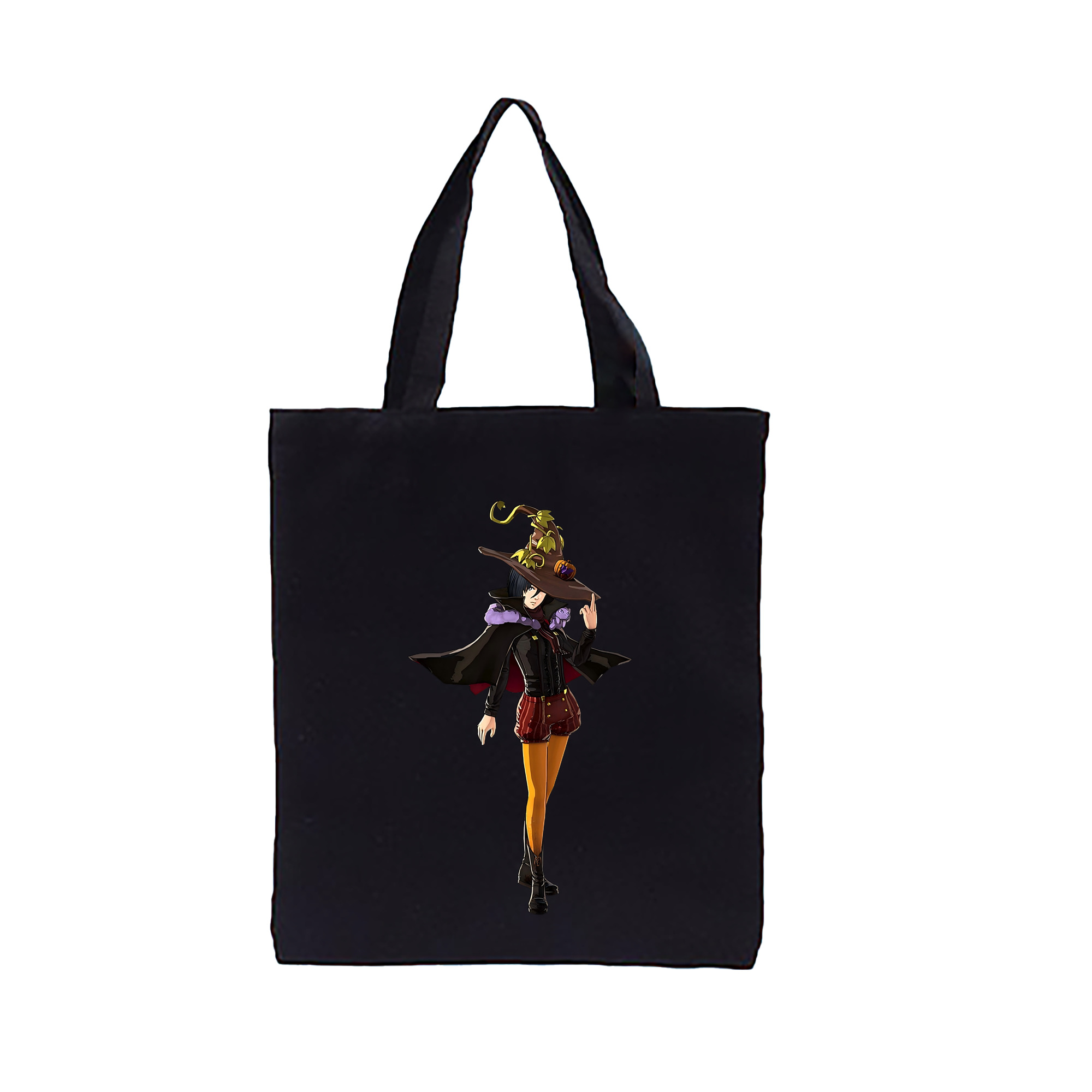 （画像用） 進撃の巨人 ミカサ·アッカーマン Attack on Titan Mikasa Ackerman 縦型キャンバス生地手提げバッグ　トートバッグ