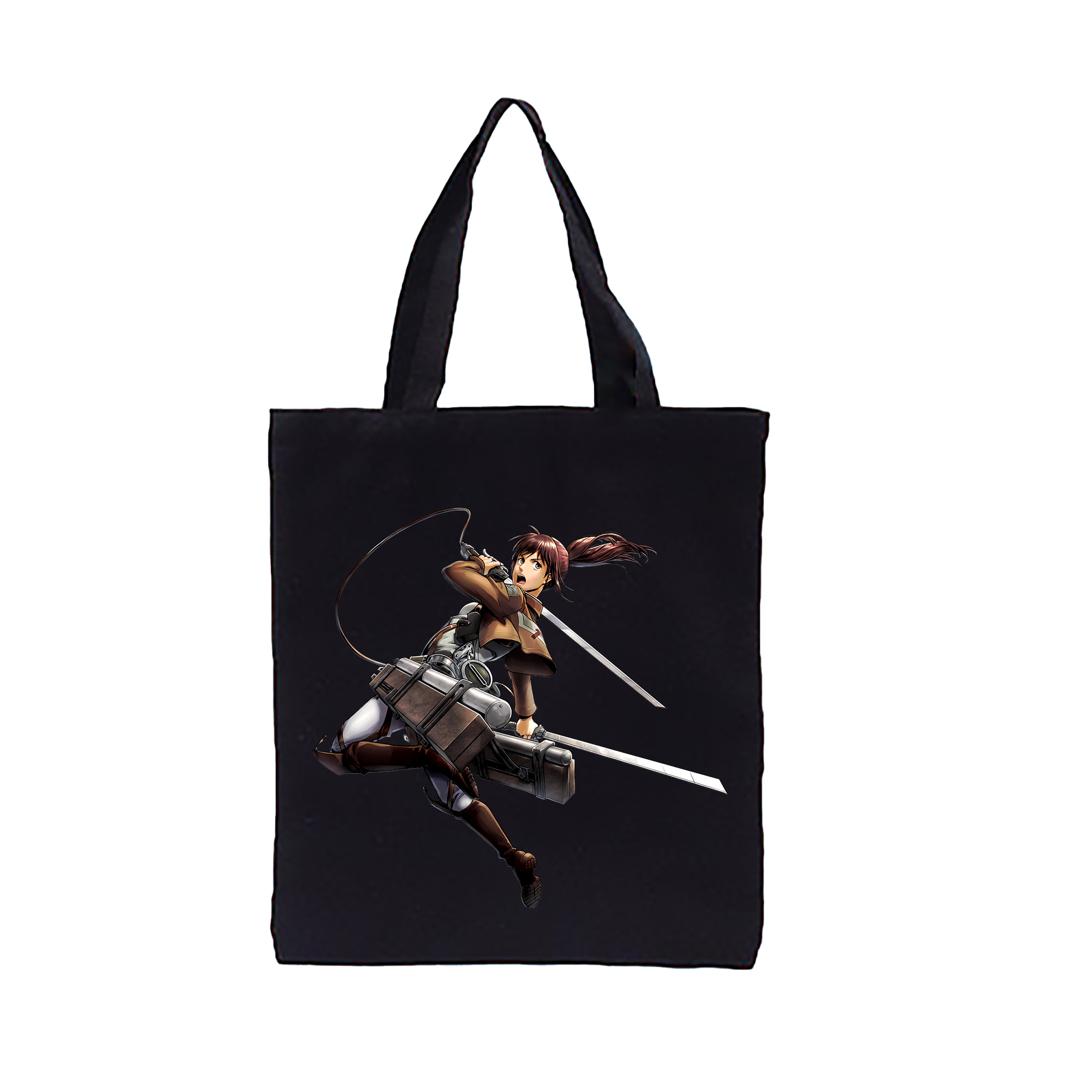 （画像用） 進撃の巨人 サシャ·ブラウス Attack on Titan Sasha Blaus 縦型キャンバス生地手提げバッグ　トートバッグ