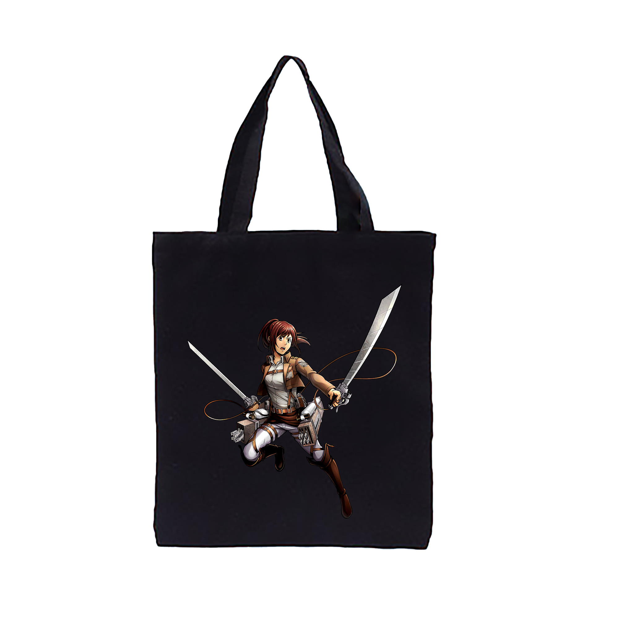 （画像用） 進撃の巨人 サシャ·ブラウス Attack on Titan Sasha Blaus 縦型キャンバス生地手提げバッグ　トートバッグ