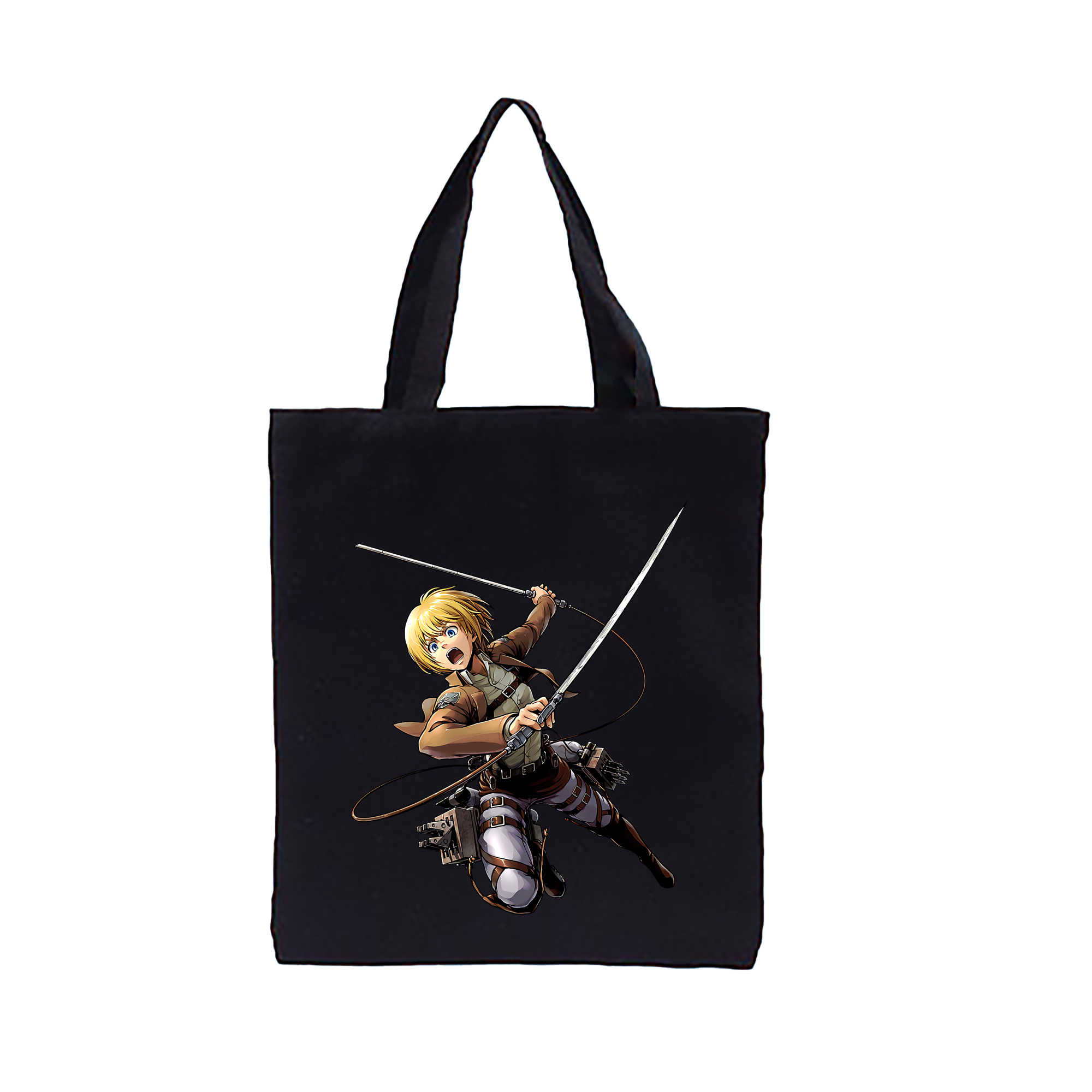 進撃の巨人 アルミン·アルレルト Attack on Titan Armin Arlert 縦型キャンバス生地手提げバッグ　トートバッグ