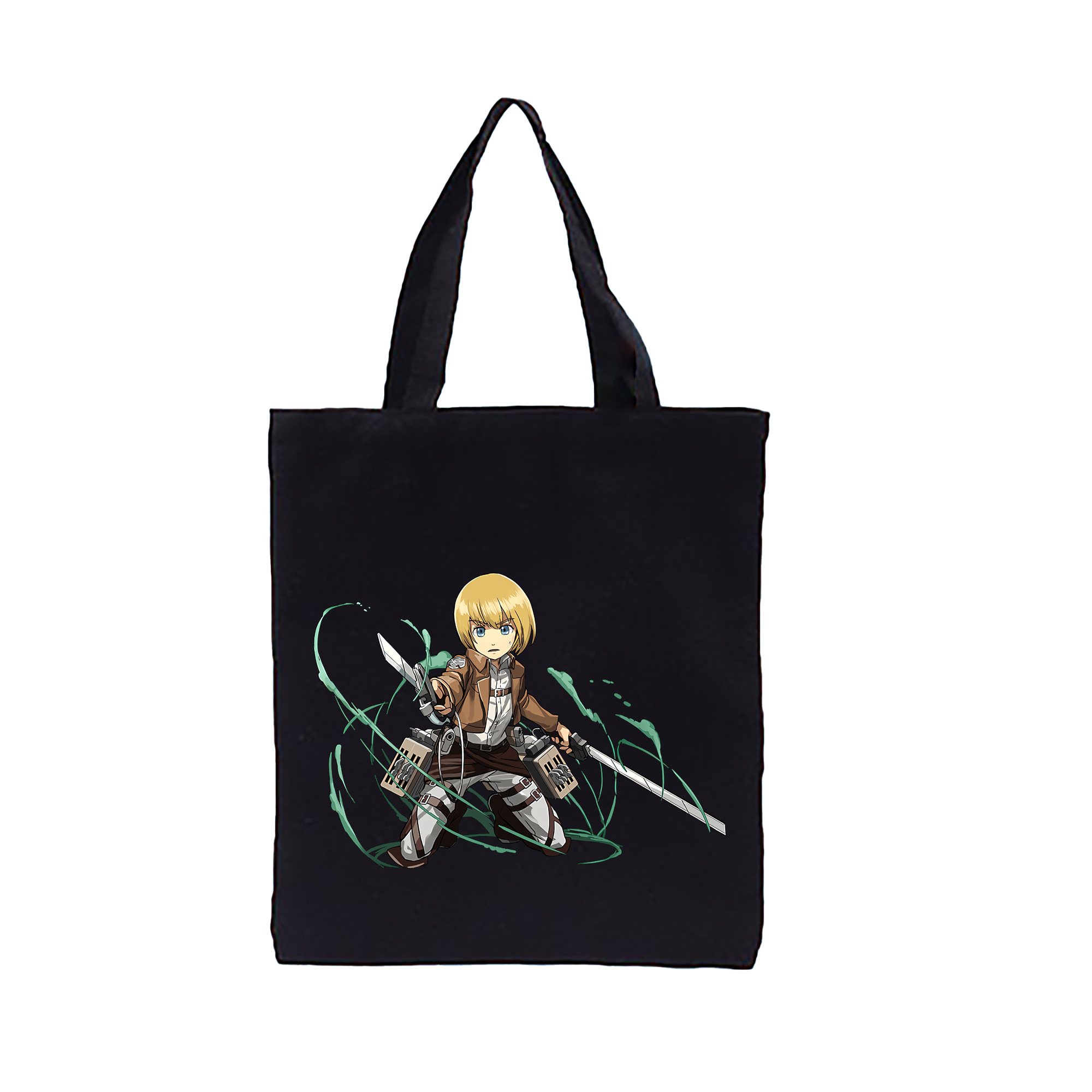 進撃の巨人 アルミン·アルレルト Attack on Titan Armin Arlert 縦型キャンバス生地手提げバッグ　トートバッグ