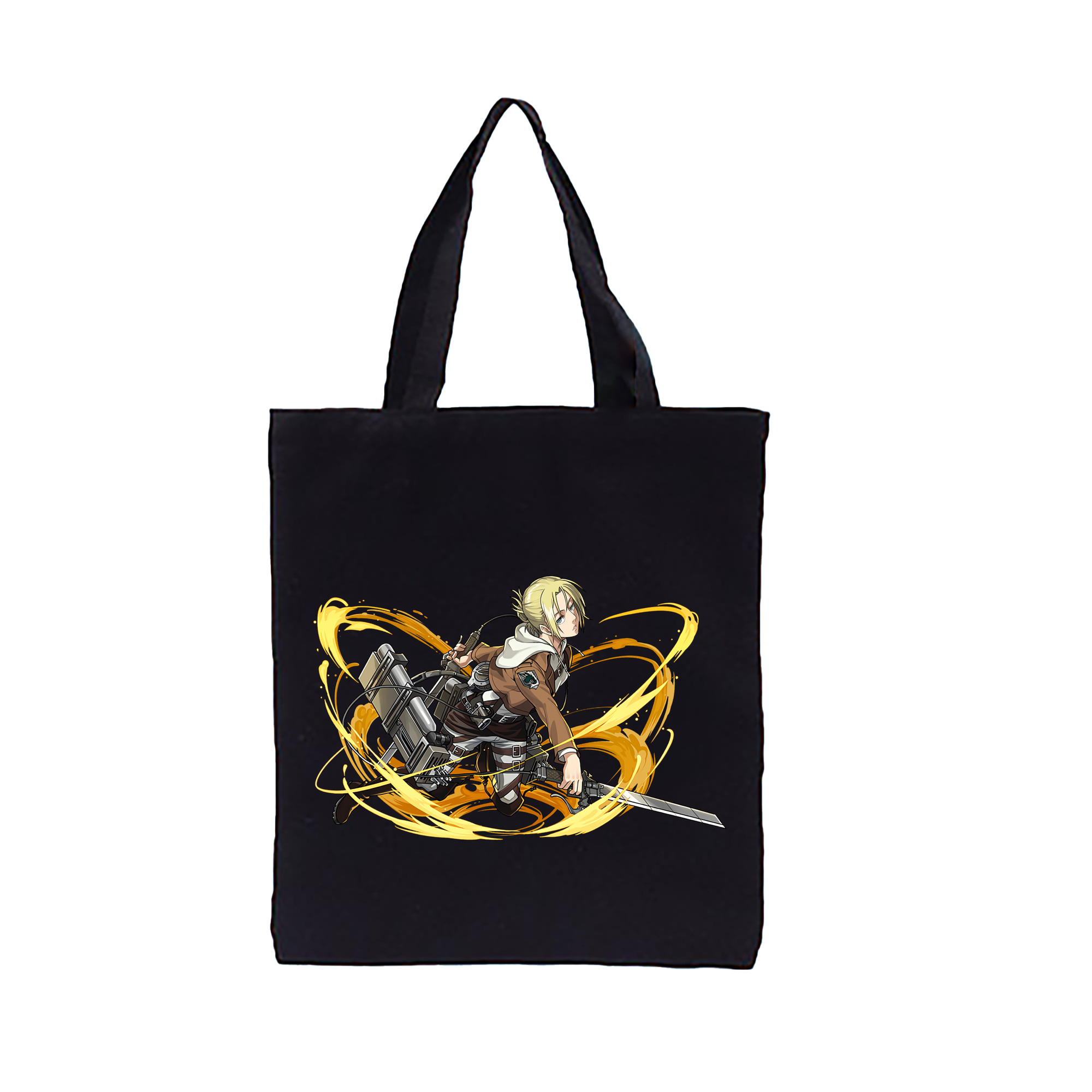 （画像用） 進撃の巨人 アニ・レオンハート Attack on Titan Annie Leonhart 縦型キャンバス生地手提げバッグ　トートバッグ