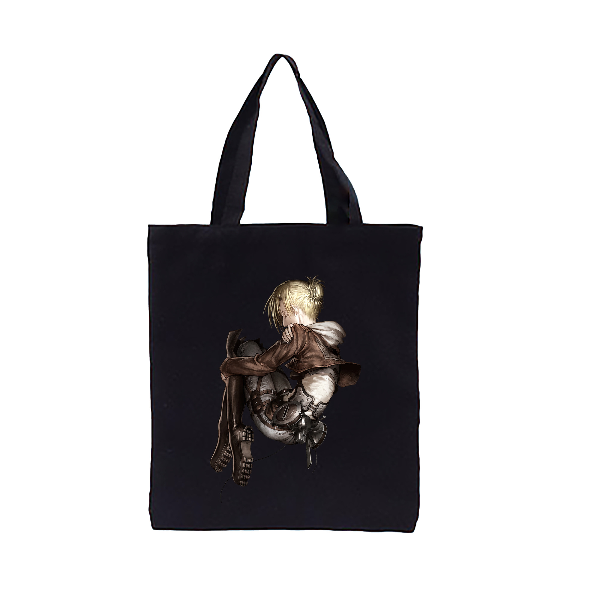 （画像用） 進撃の巨人 アニ・レオンハート Attack on Titan Annie Leonhart 縦型キャンバス生地手提げバッグ　トートバッグ