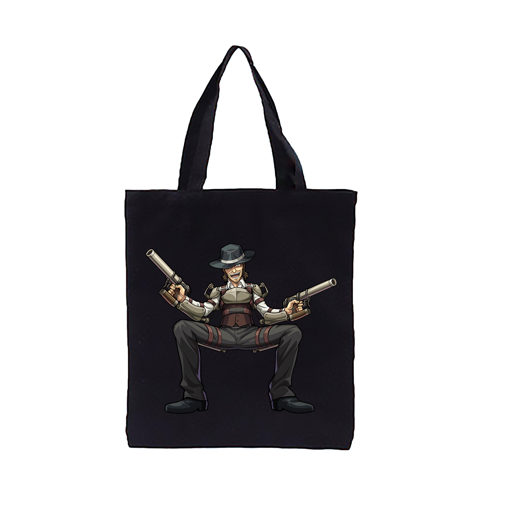 （画像用） 進撃の巨人 ケニー·アッカーマン Attack on Titan Kenny Ackerman 縦型キャンバス生地手提げバッグ　トートバッグ