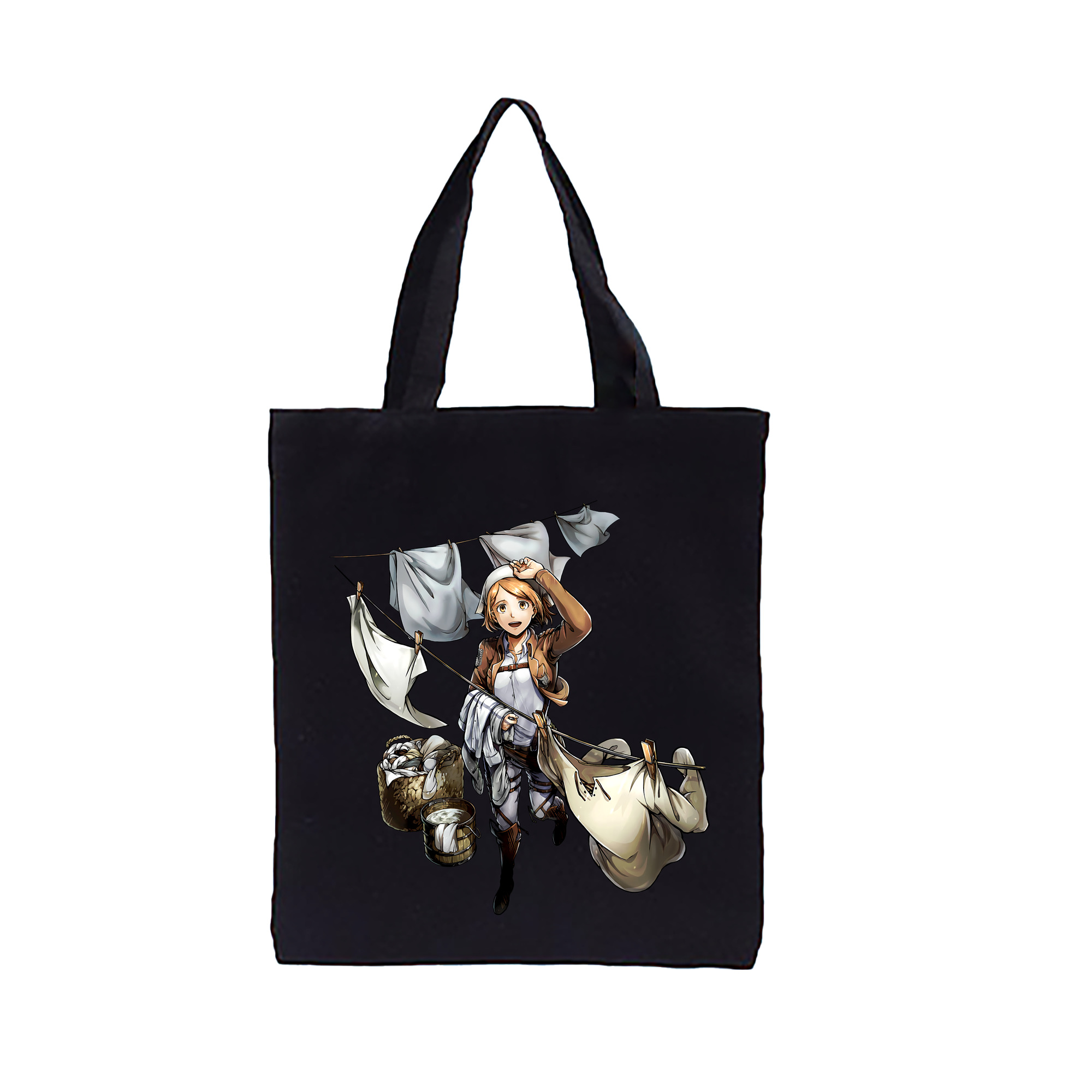 （画像用） 進撃の巨人 ペトラ·ラル Attack on Titan Petra Rall 縦型キャンバス生地手提げバッグ　トートバッグ