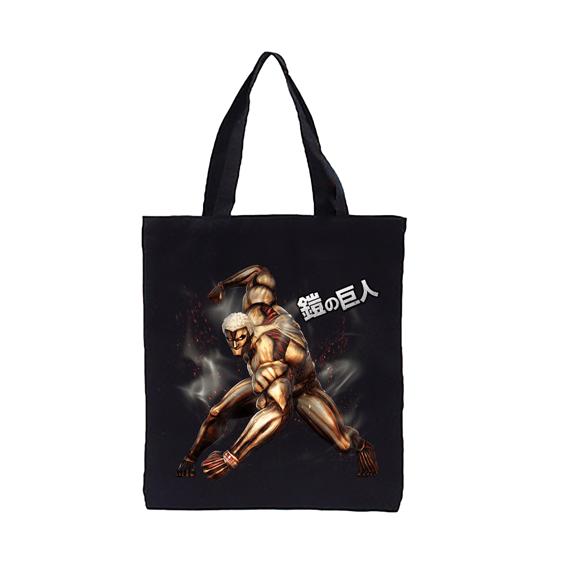 （画像用） 進撃の巨人 Attack on Titan 縦型キャンバス生地手提げバッグ　トートバッグ
