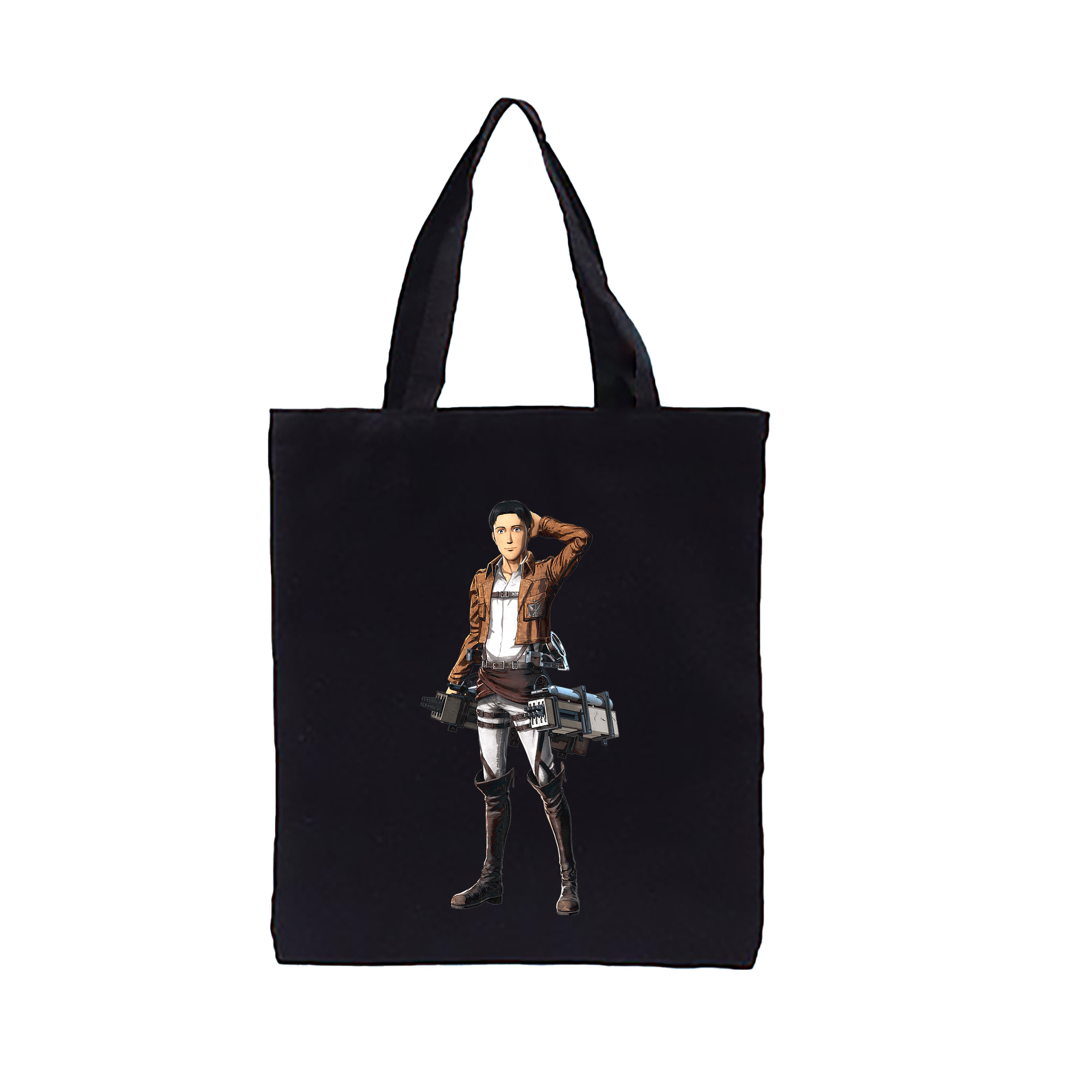 （画像用） 進撃の巨人 Attack on Titan 縦型キャンバス生地手提げバッグ　トートバッグ