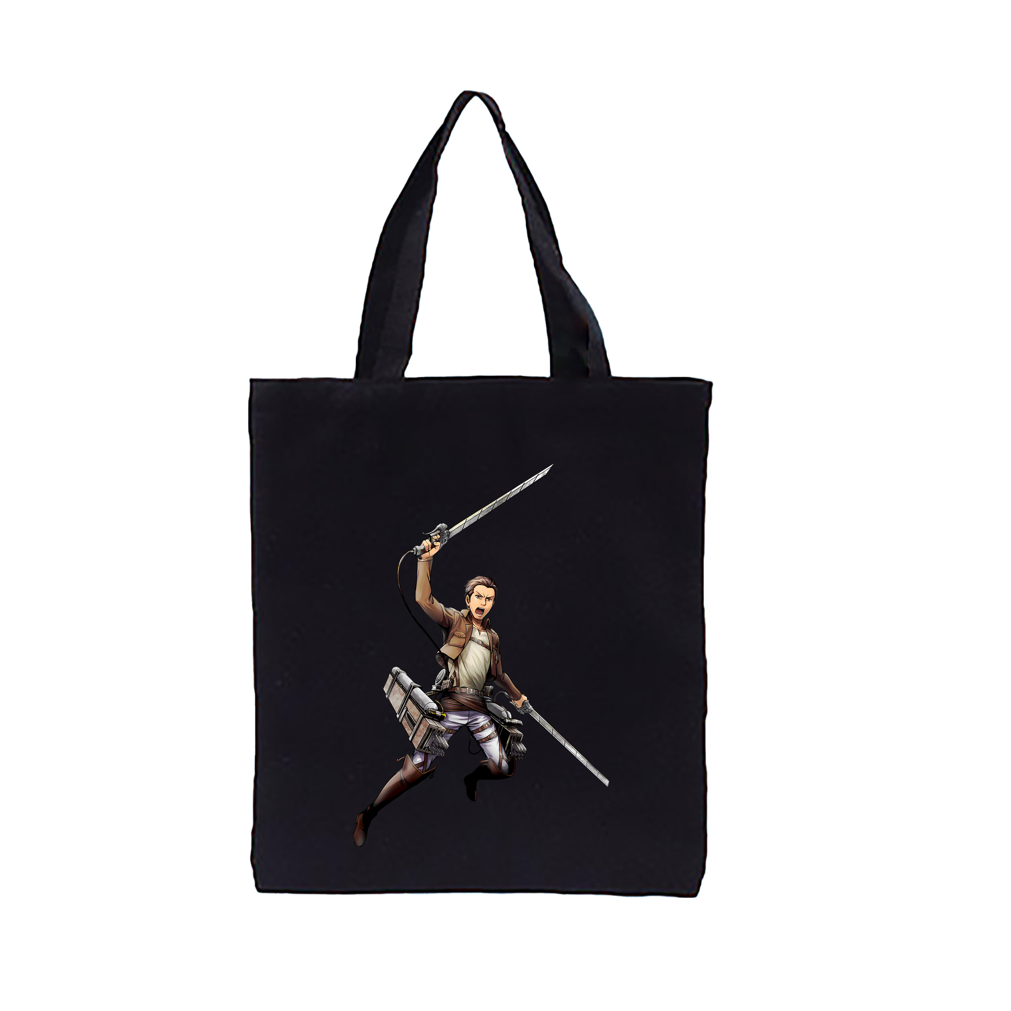 （画像用） 進撃の巨人 Attack on Titan 縦型キャンバス生地手提げバッグ　トートバッグ
