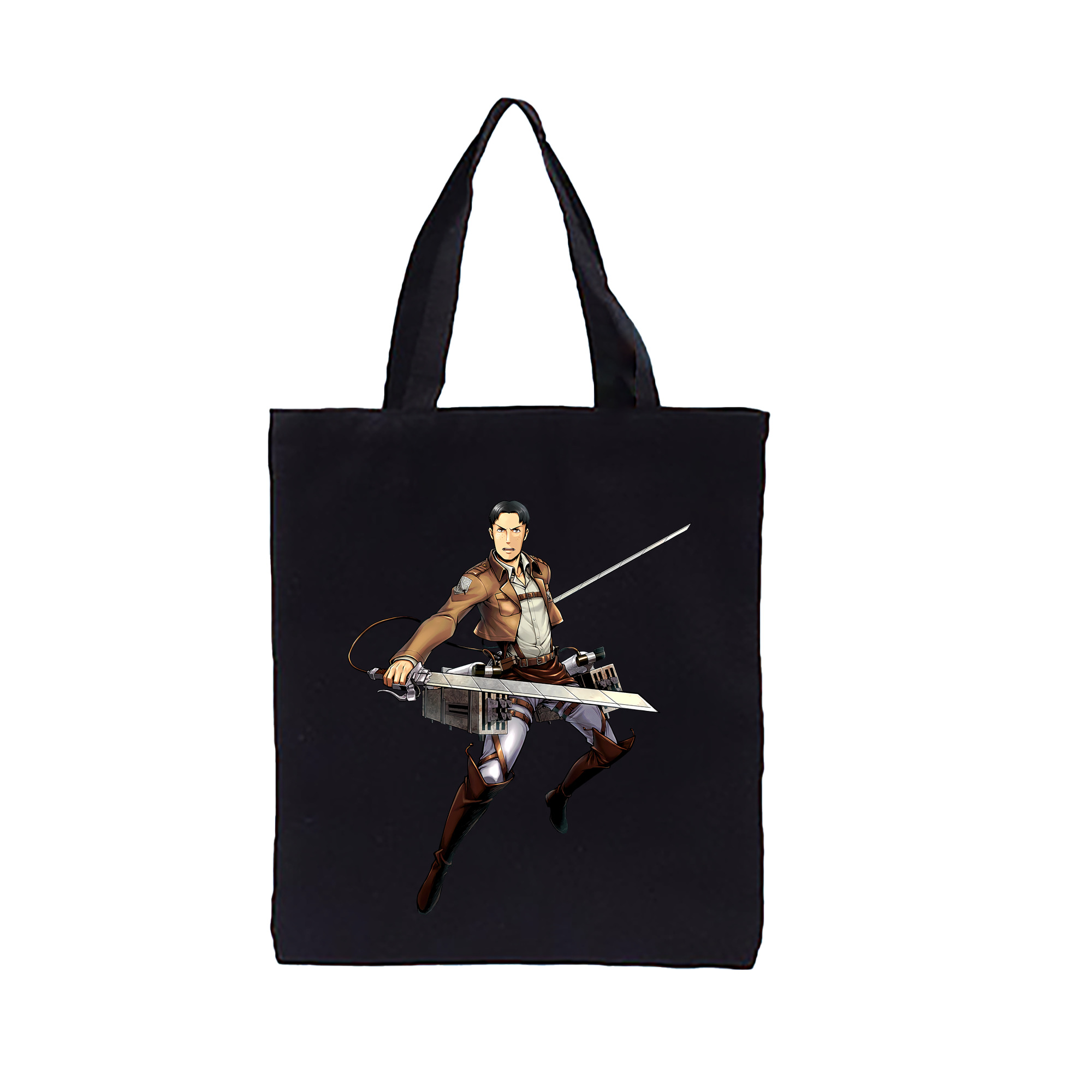 （画像用） 進撃の巨人 Attack on Titan 縦型キャンバス生地手提げバッグ　トートバッグ