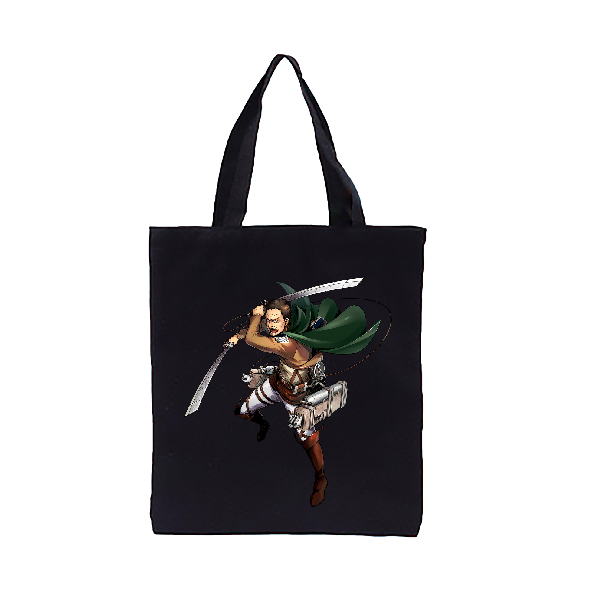 （画像用） 進撃の巨人 Attack on Titan 縦型キャンバス生地手提げバッグ　トートバッグ
