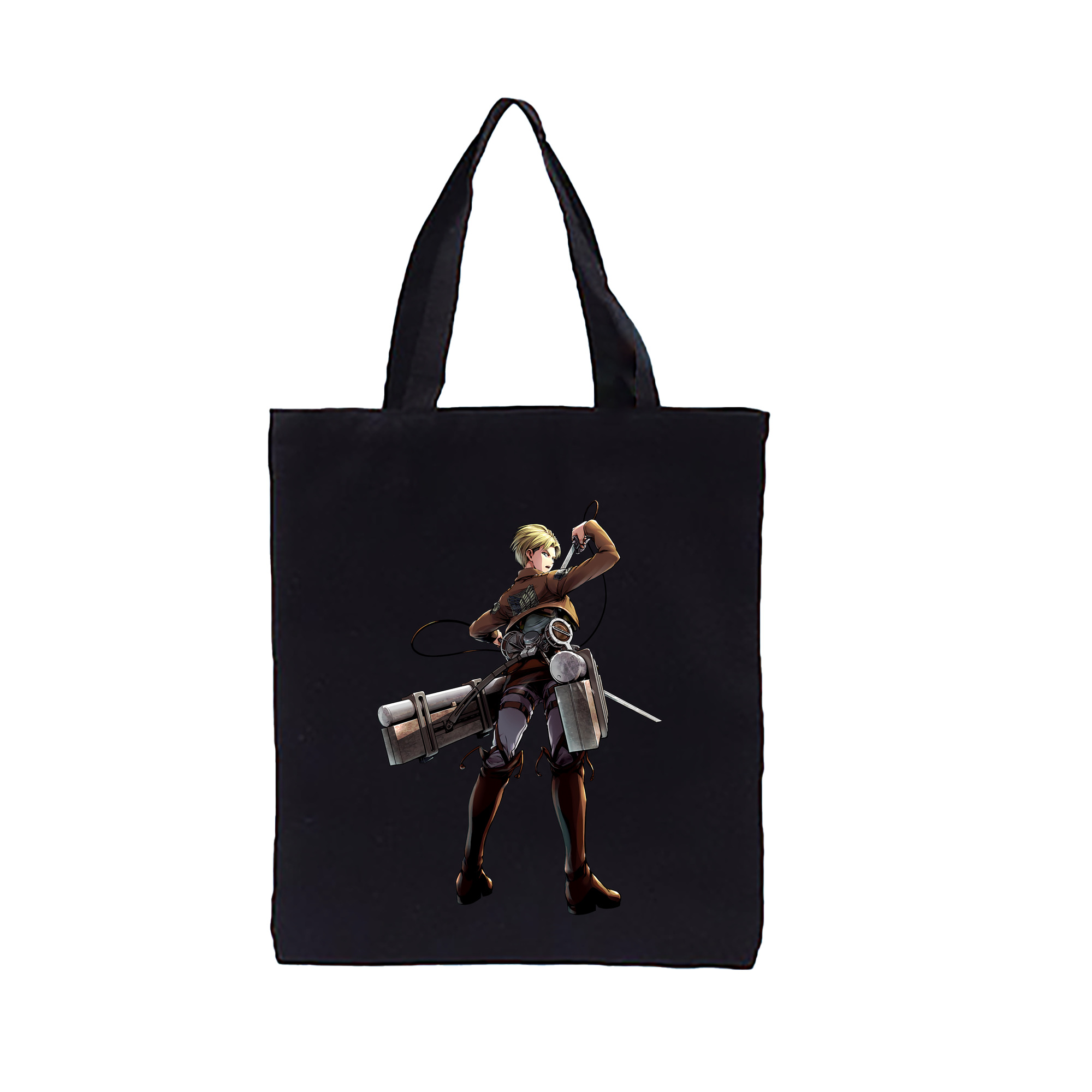 （画像用） 進撃の巨人 Attack on Titan 縦型キャンバス生地手提げバッグ　トートバッグ
