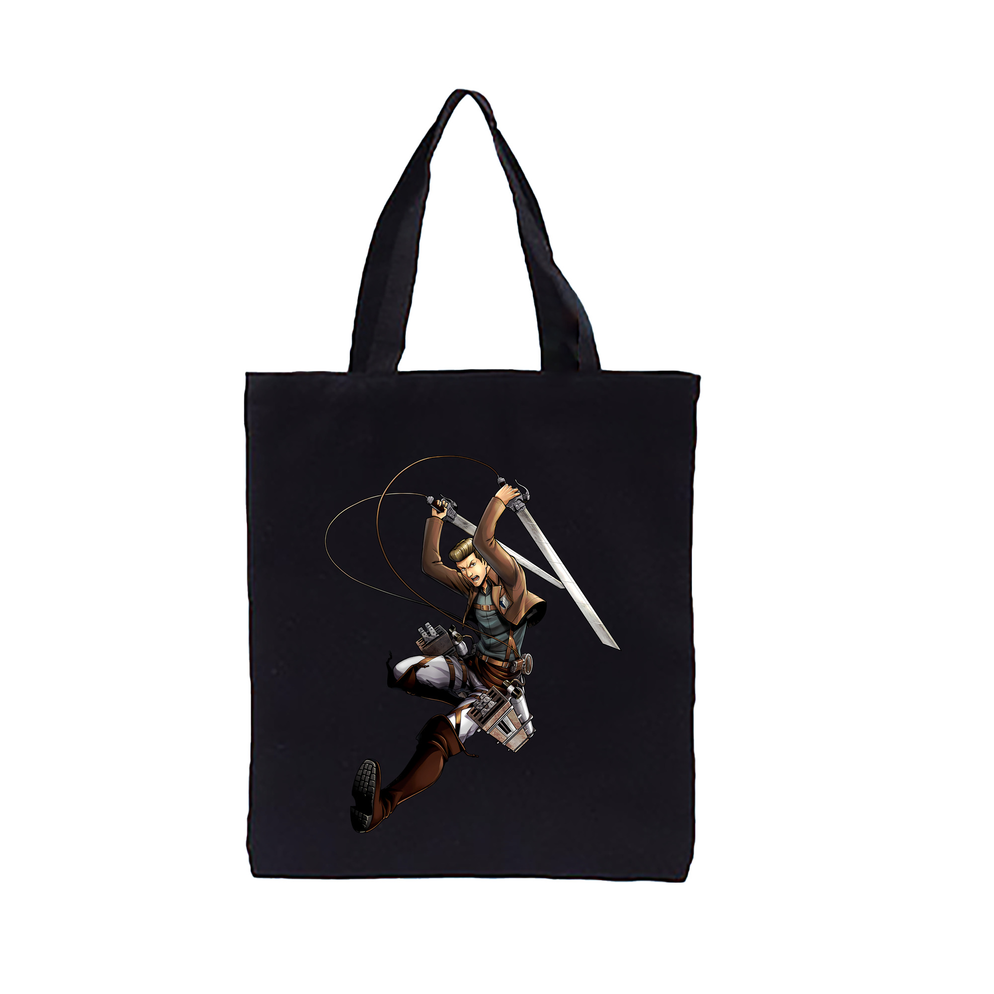 （画像用） 進撃の巨人 Attack on Titan 縦型キャンバス生地手提げバッグ　トートバッグ