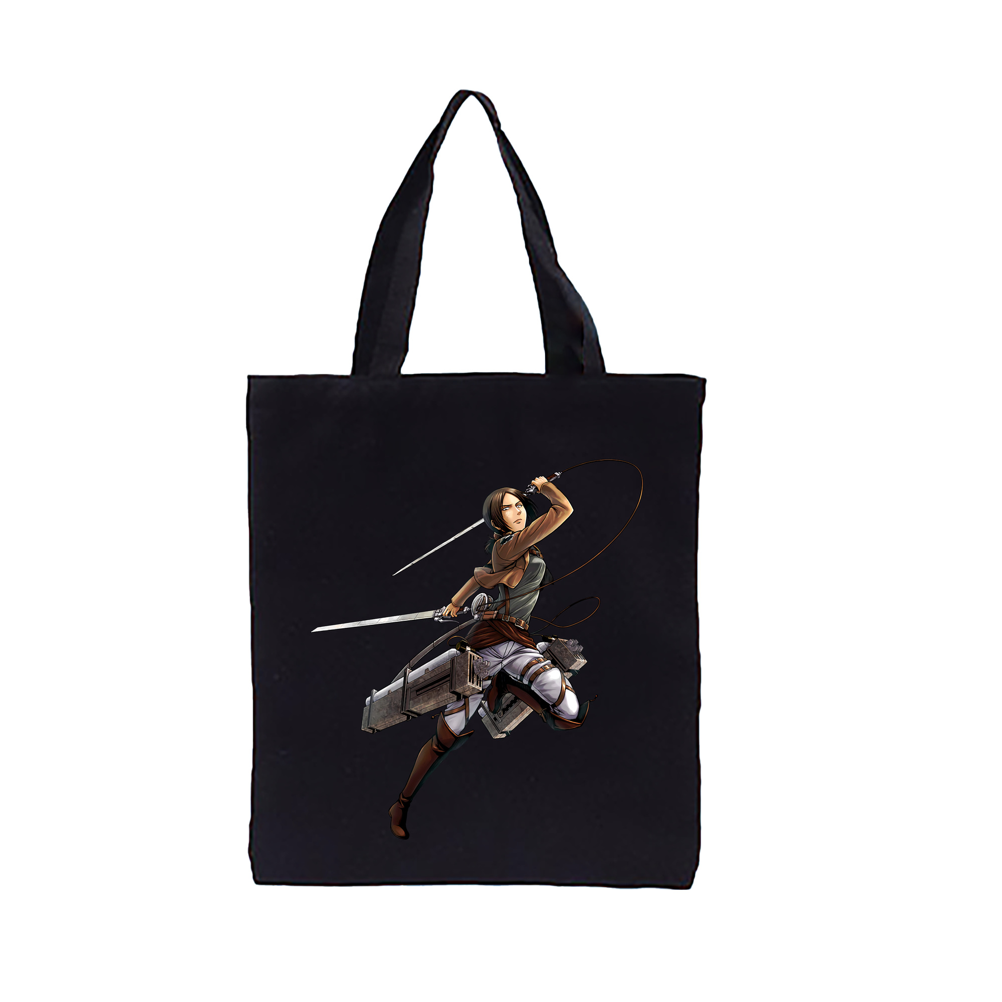 （画像用） 進撃の巨人 Attack on Titan 縦型キャンバス生地手提げバッグ　トートバッグ