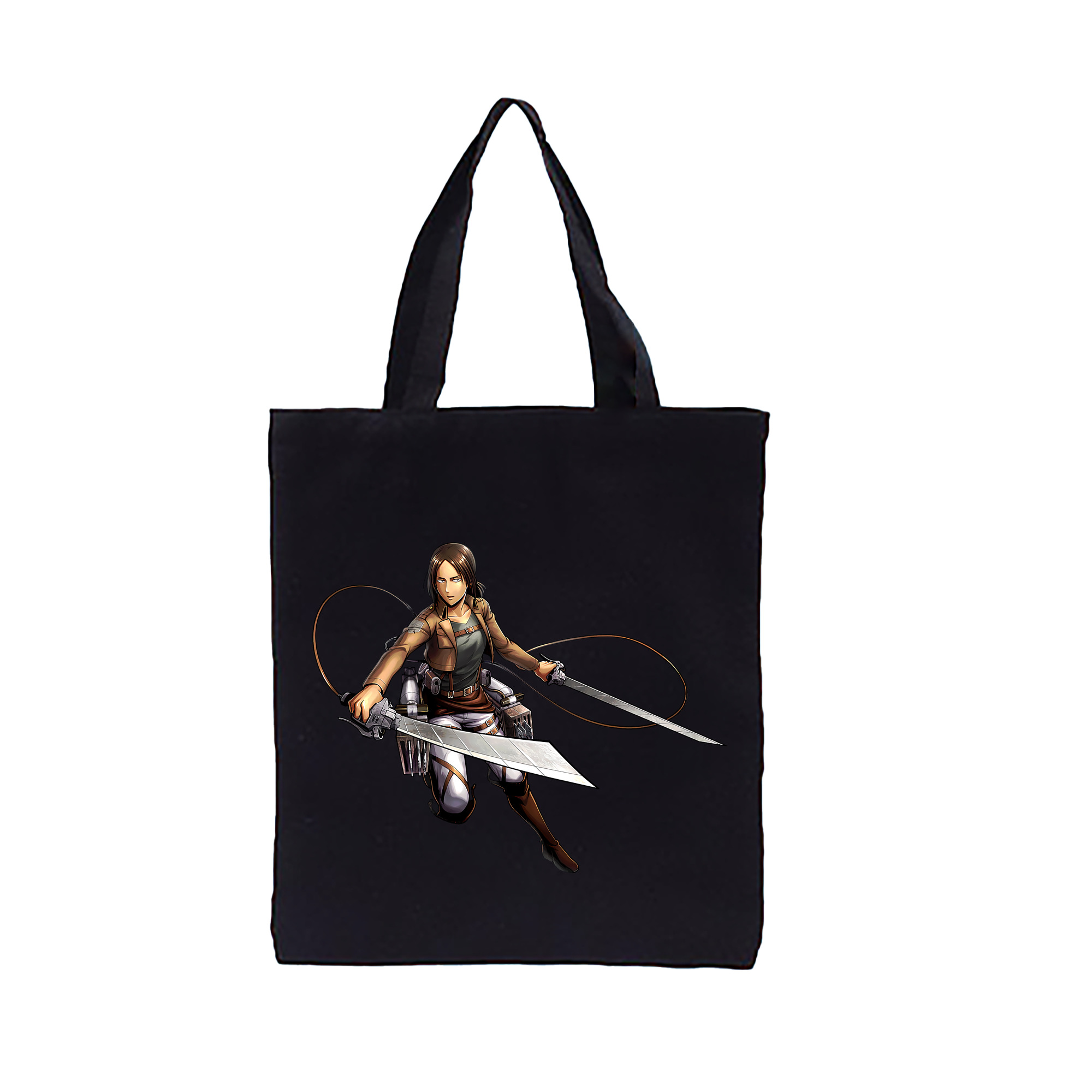 （画像用） 進撃の巨人 Attack on Titan 縦型キャンバス生地手提げバッグ　トートバッグ