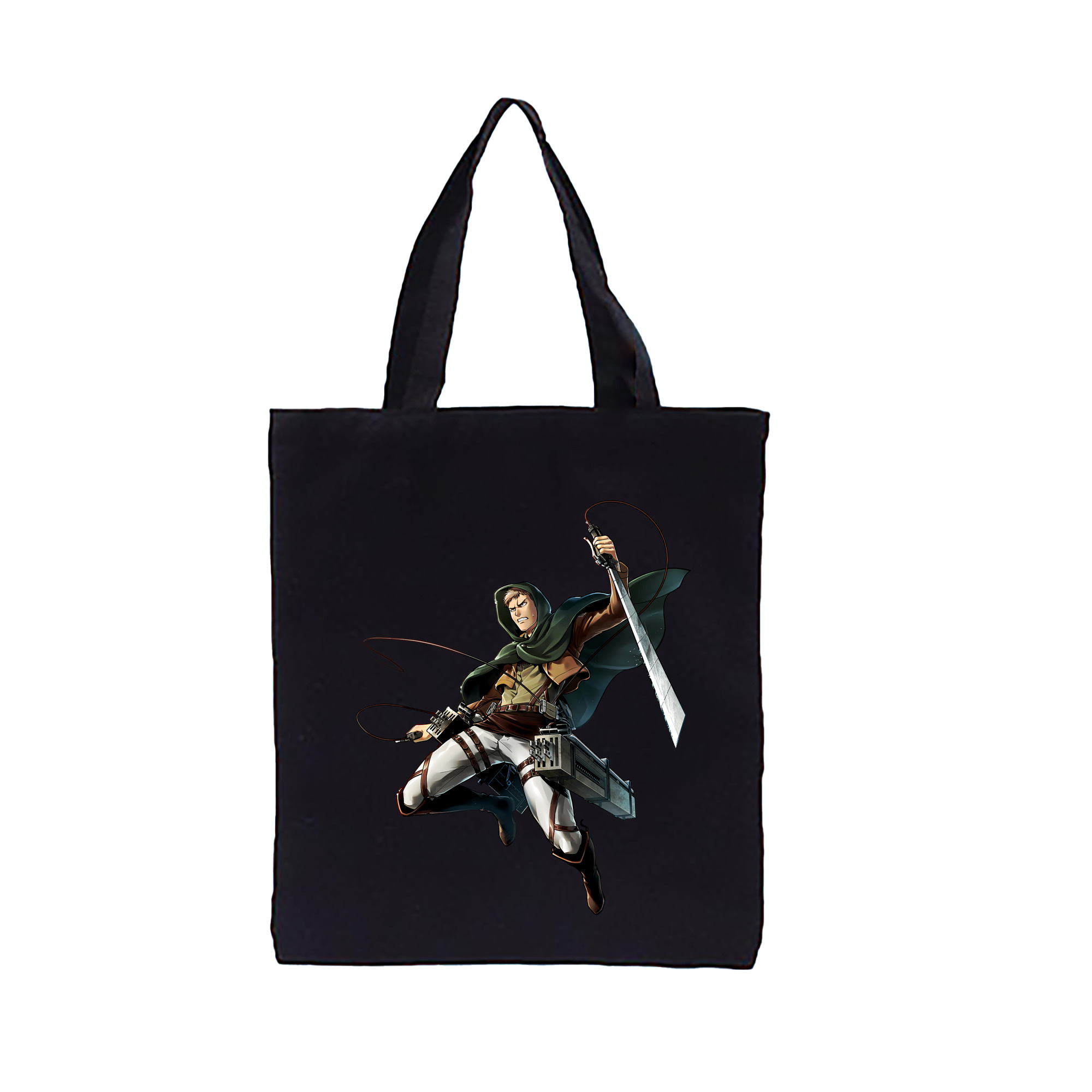 （画像用） 進撃の巨人 Attack on Titan 縦型キャンバス生地手提げバッグ　トートバッグ