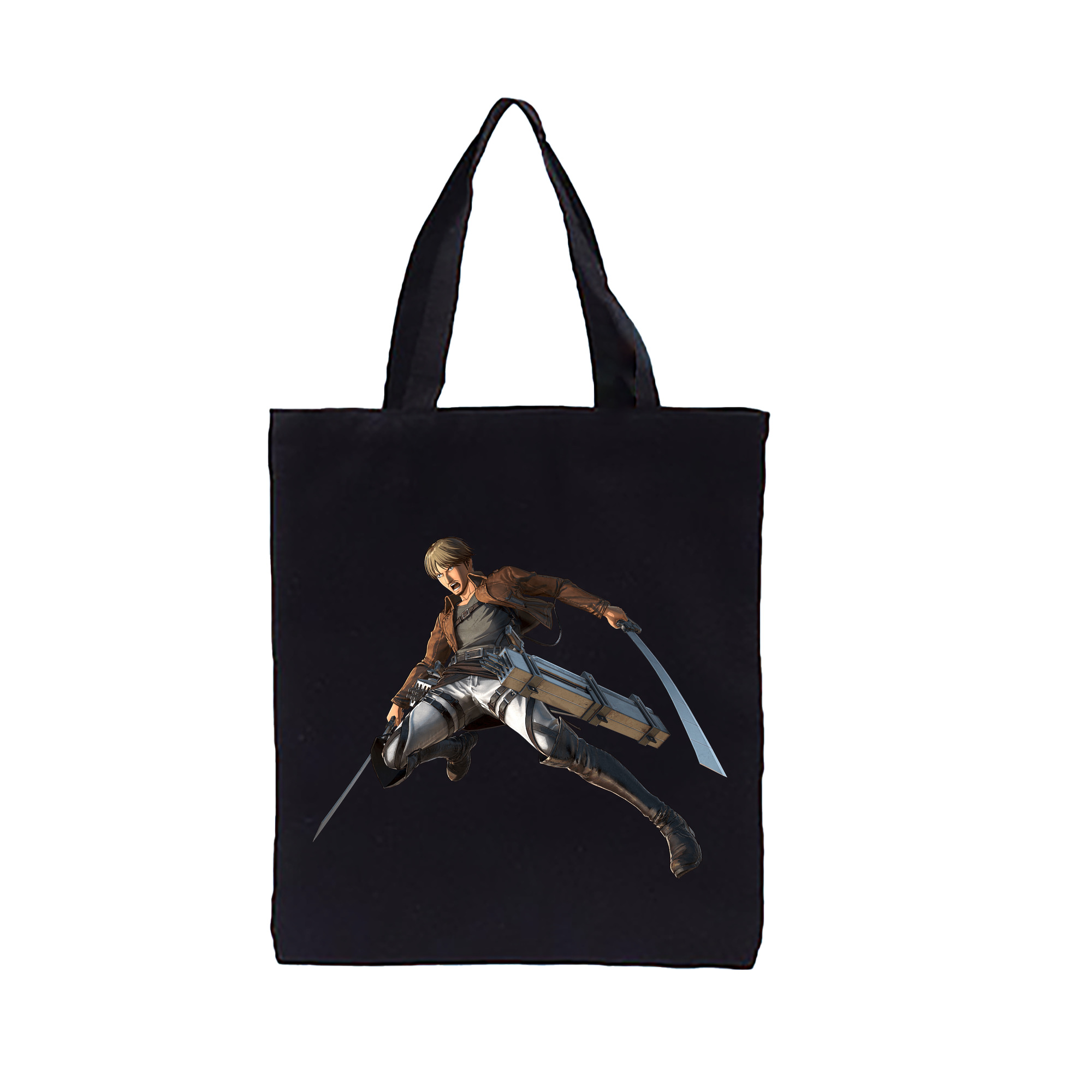 （画像用） 進撃の巨人 Attack on Titan 縦型キャンバス生地手提げバッグ　トートバッグ