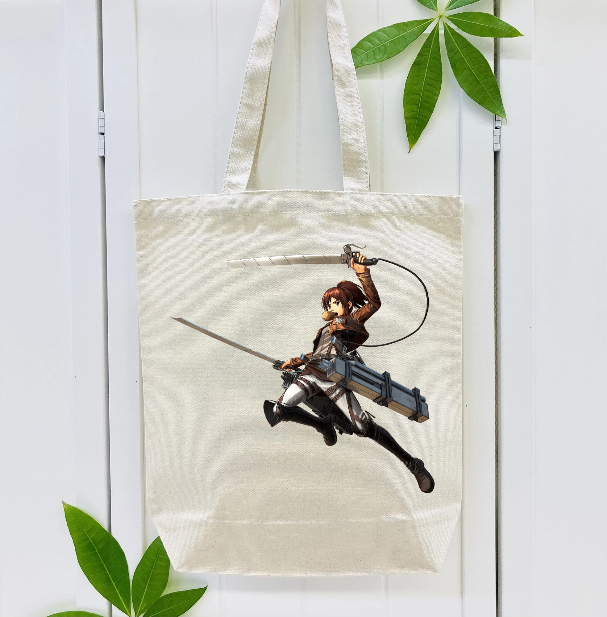 進撃の巨人 サシャ·ブラウス Attack on Titan Sasha Blaus 縦型キャンバス生地手提げバッグ　トートバッグ
