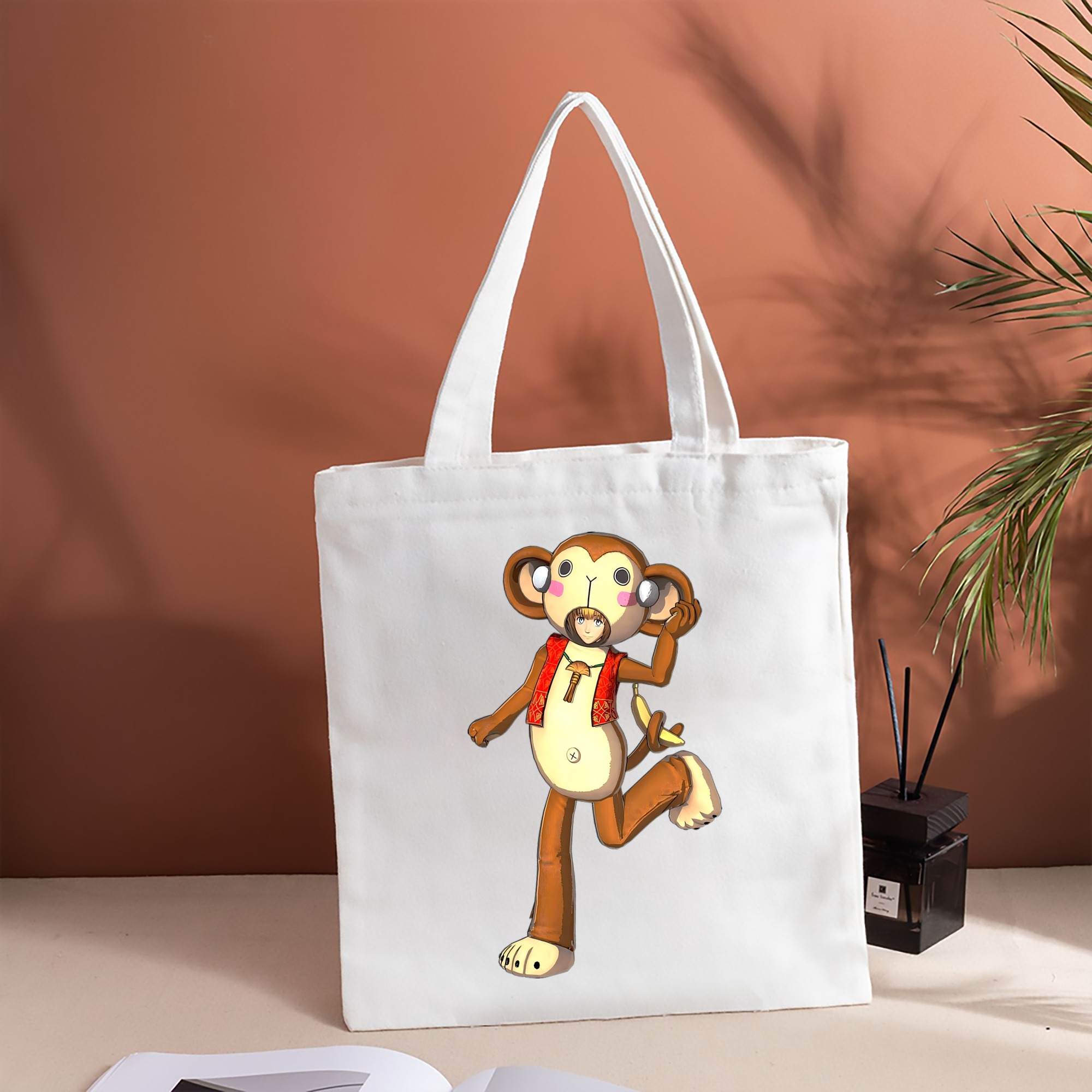 進撃の巨人 アルミン·アルレルト Attack on Titan Armin Arlert 縦型キャンバス生地手提げバッグ　トートバッグ