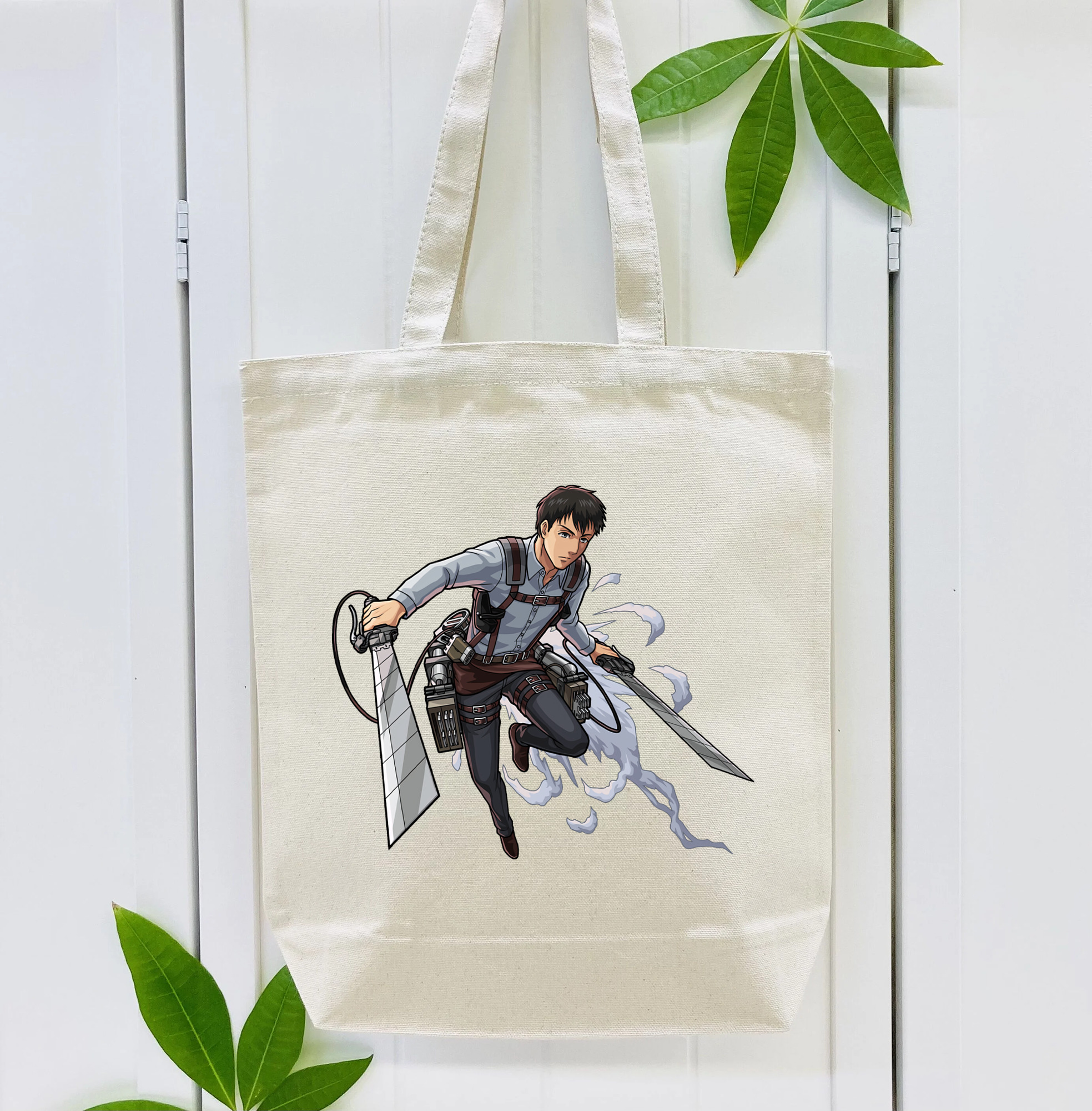 進撃の巨人 ベルトルト・フーバー Attack on Titan Bertholdt Hoover 縦型キャンバス生地手提げバッグ　トートバッグ