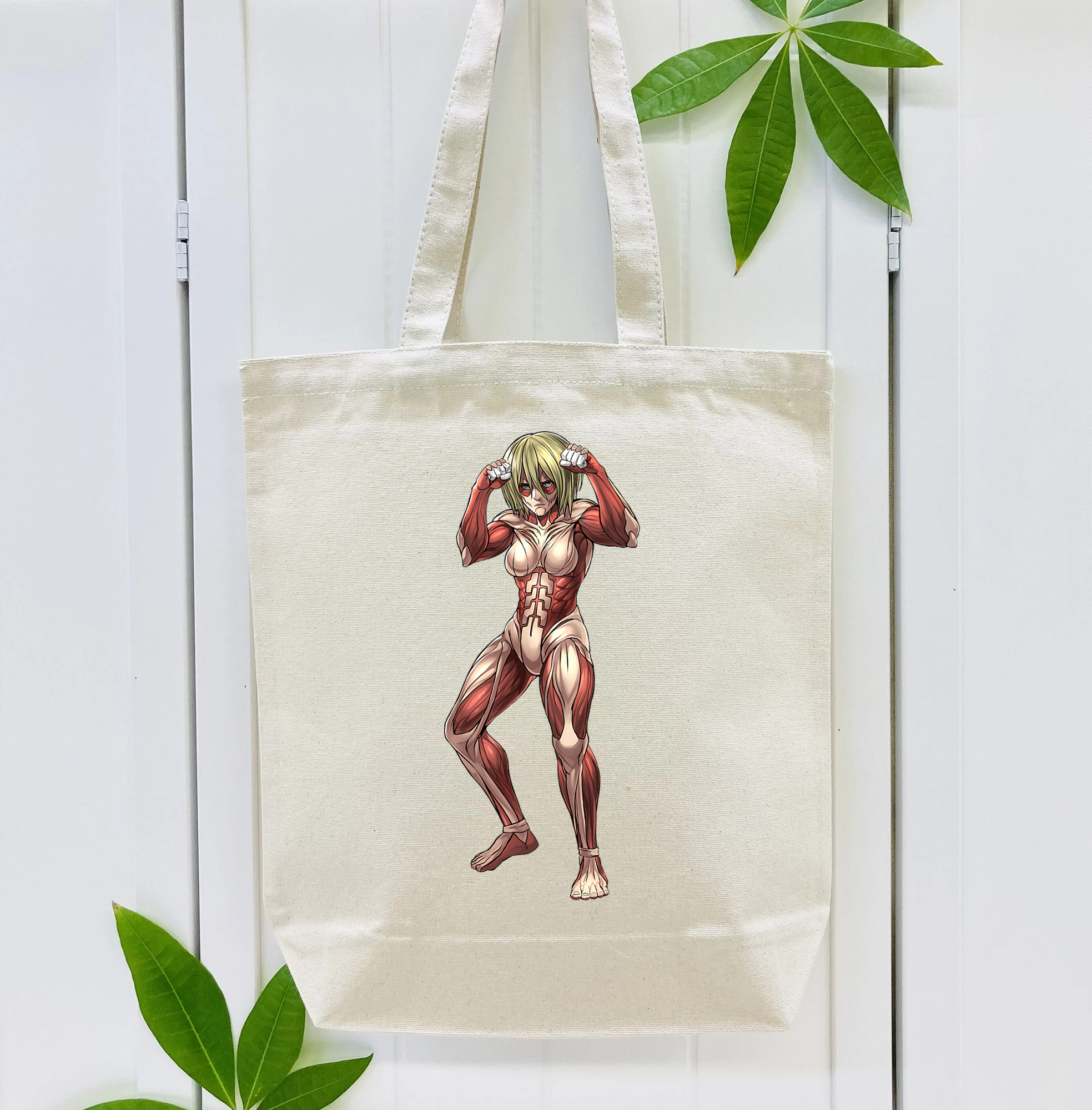 進撃の巨人 Attack on Titan 縦型キャンバス生地手提げバッグ　トートバッグ