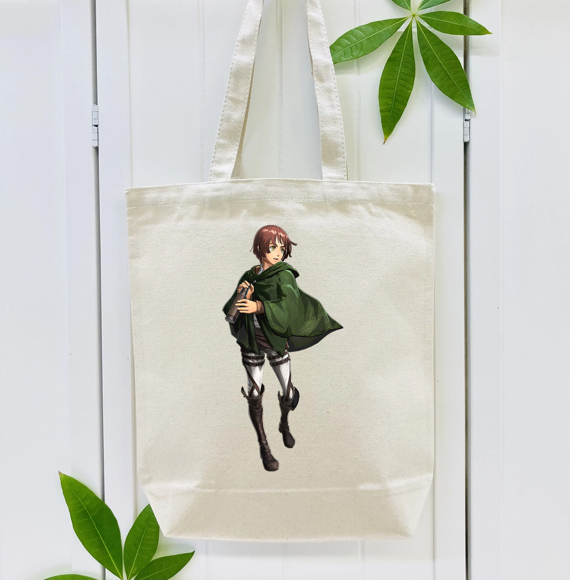 進撃の巨人 Attack on Titan 縦型キャンバス生地手提げバッグ　トートバッグ