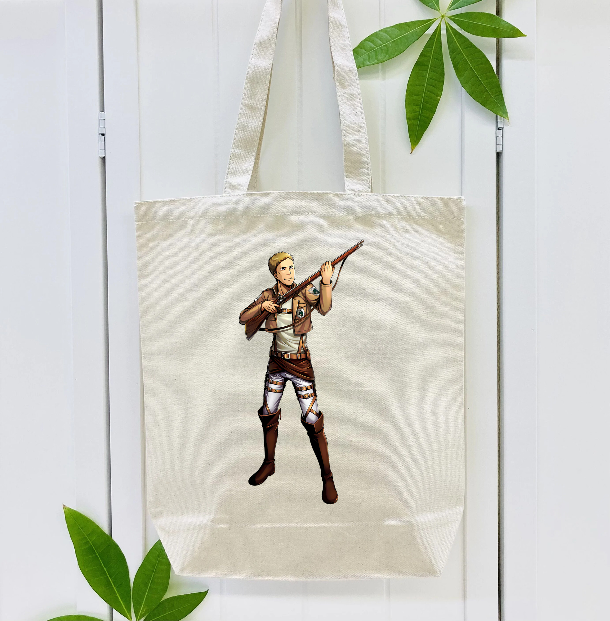 進撃の巨人 Attack on Titan 縦型キャンバス生地手提げバッグ　トートバッグ