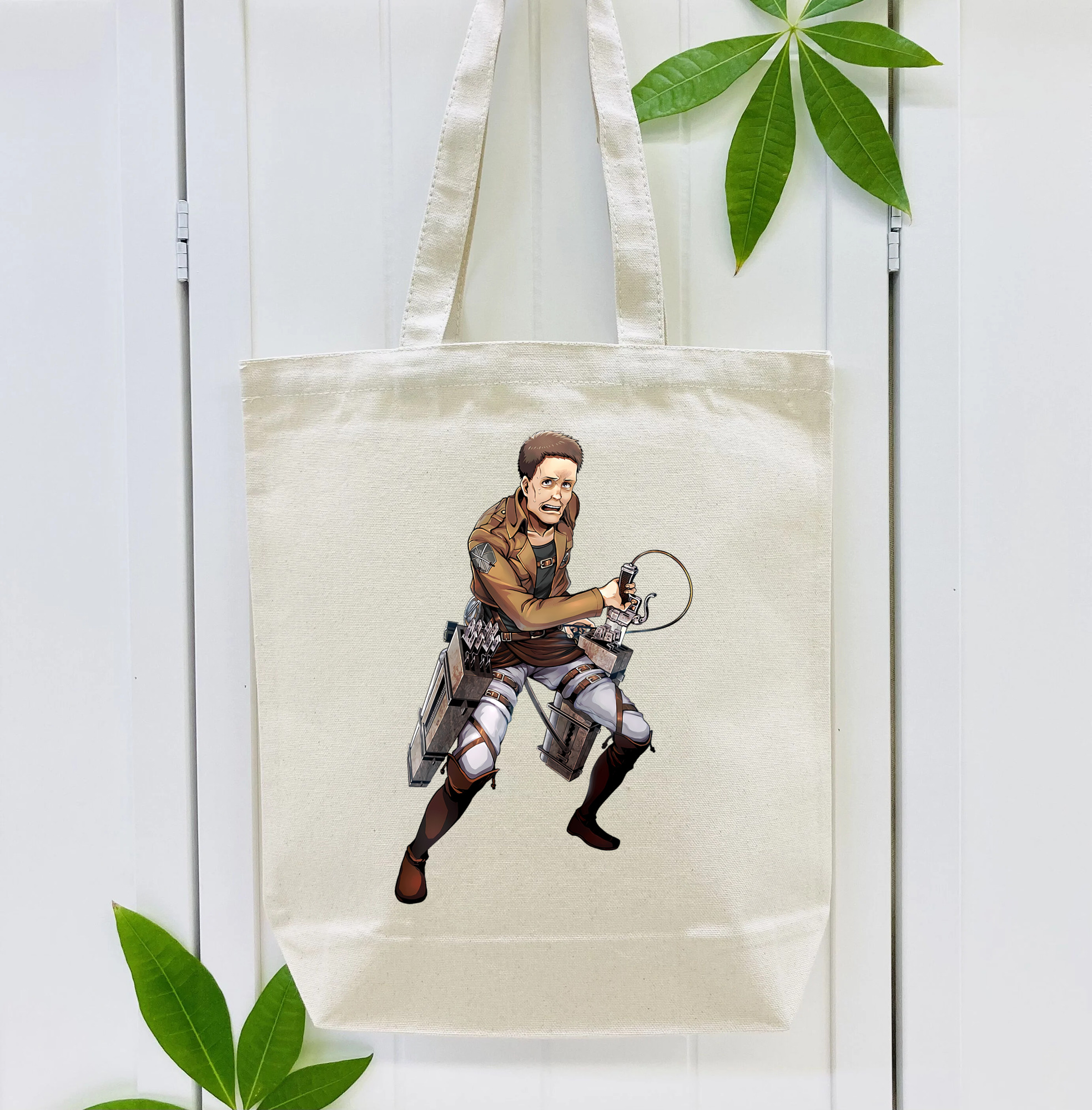 進撃の巨人 Attack on Titan 縦型キャンバス生地手提げバッグ　トートバッグ