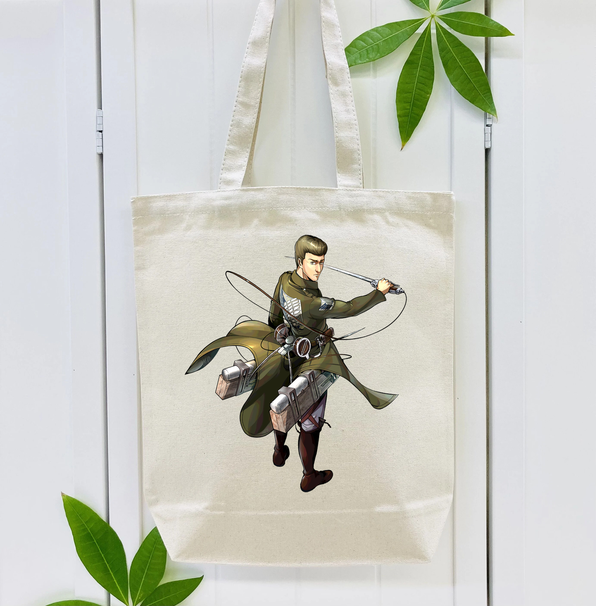進撃の巨人 Attack on Titan 縦型キャンバス生地手提げバッグ　トートバッグ
