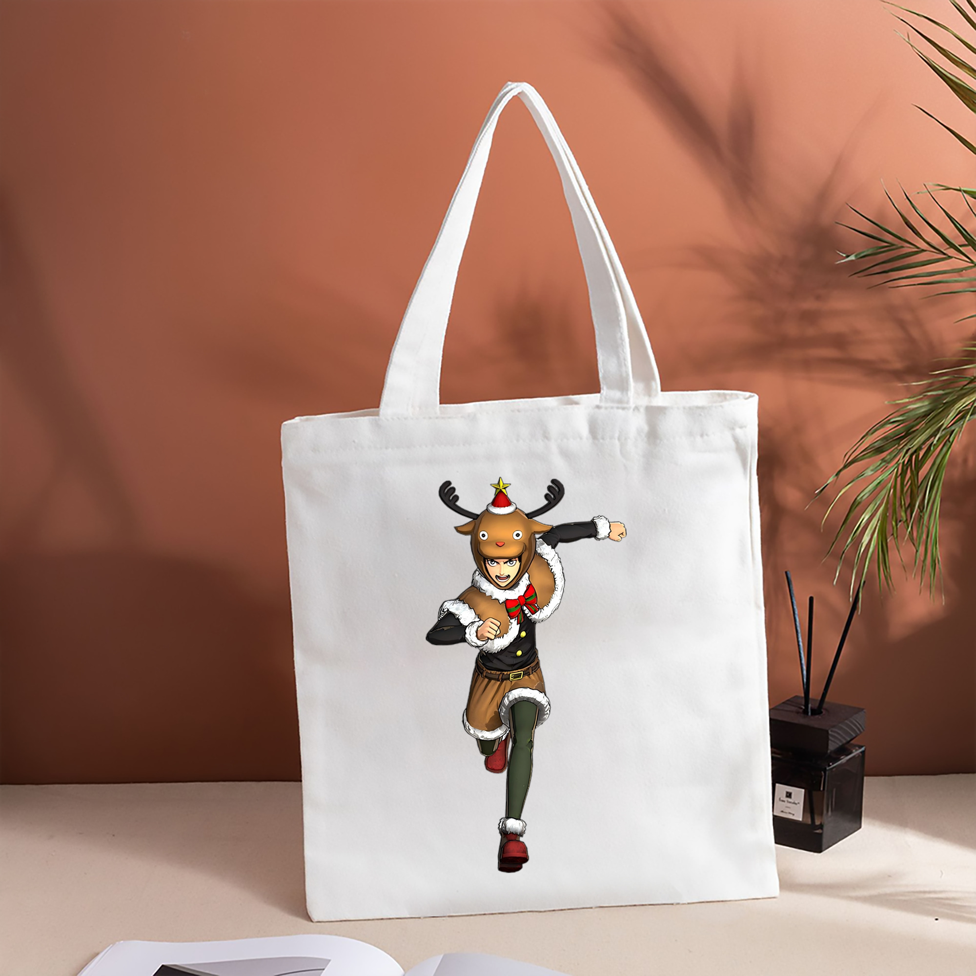 進撃の巨人 エレン･イェーガー Attack on Titan Eren Jäger 縦型キャンバス生地手提げバッグ　トートバッグ