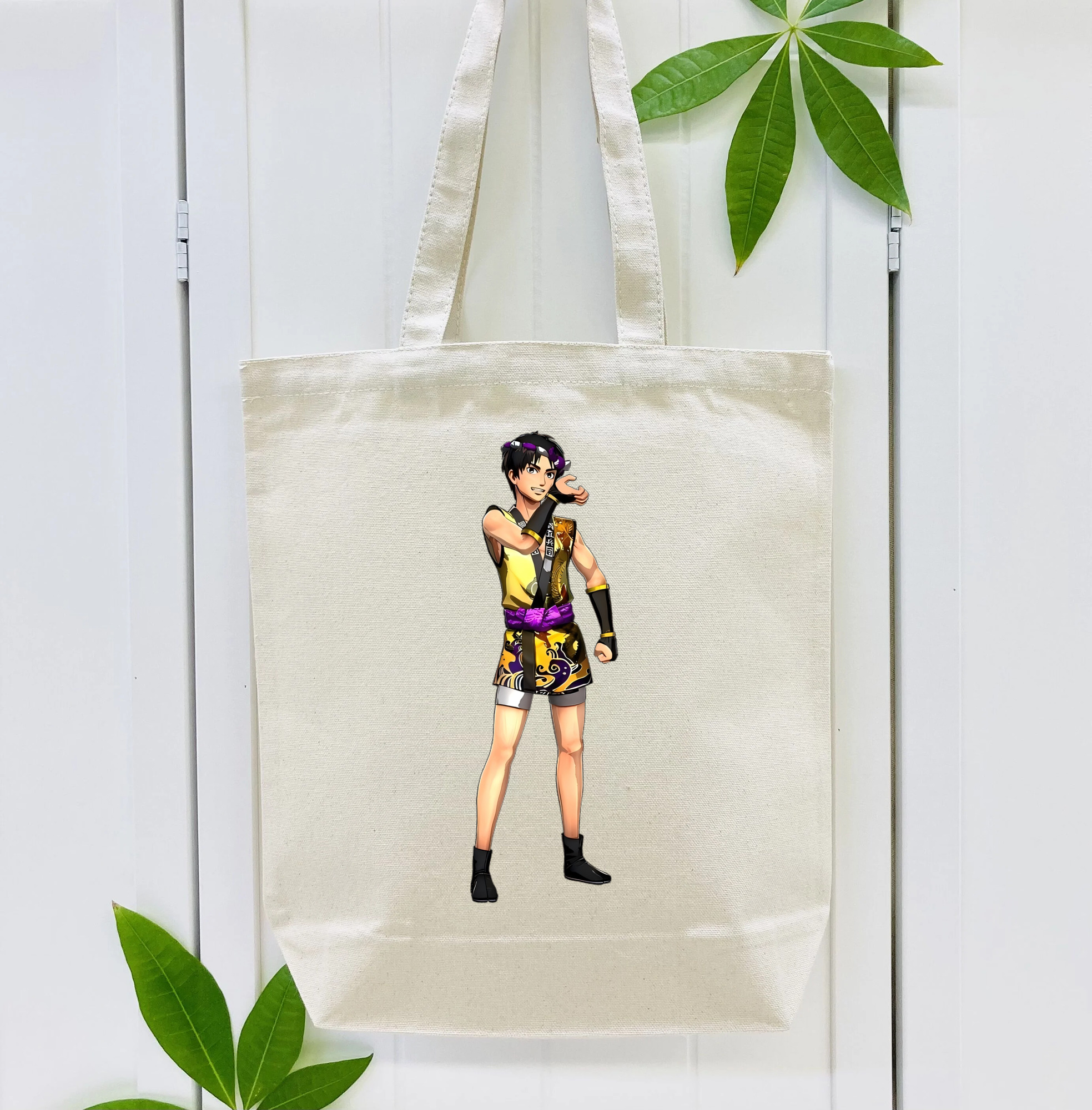 進撃の巨人 リヴァイ·アッカーマン Attack on Titan Levi Ackerman 縦型キャンバス生地手提げバッグ　トートバッグ