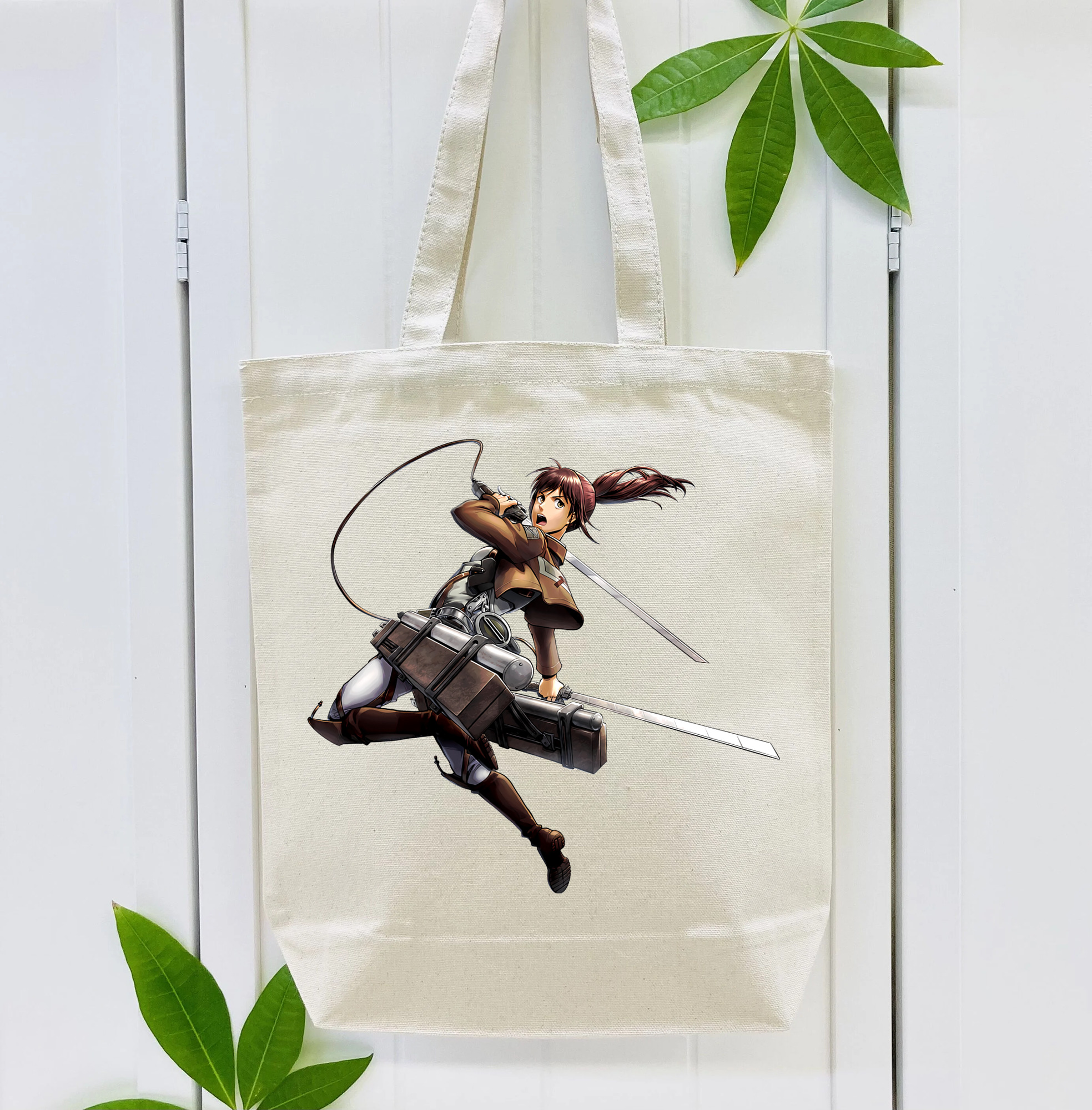 進撃の巨人 サシャ·ブラウス Attack on Titan Sasha Blaus 縦型キャンバス生地手提げバッグ　トートバッグ