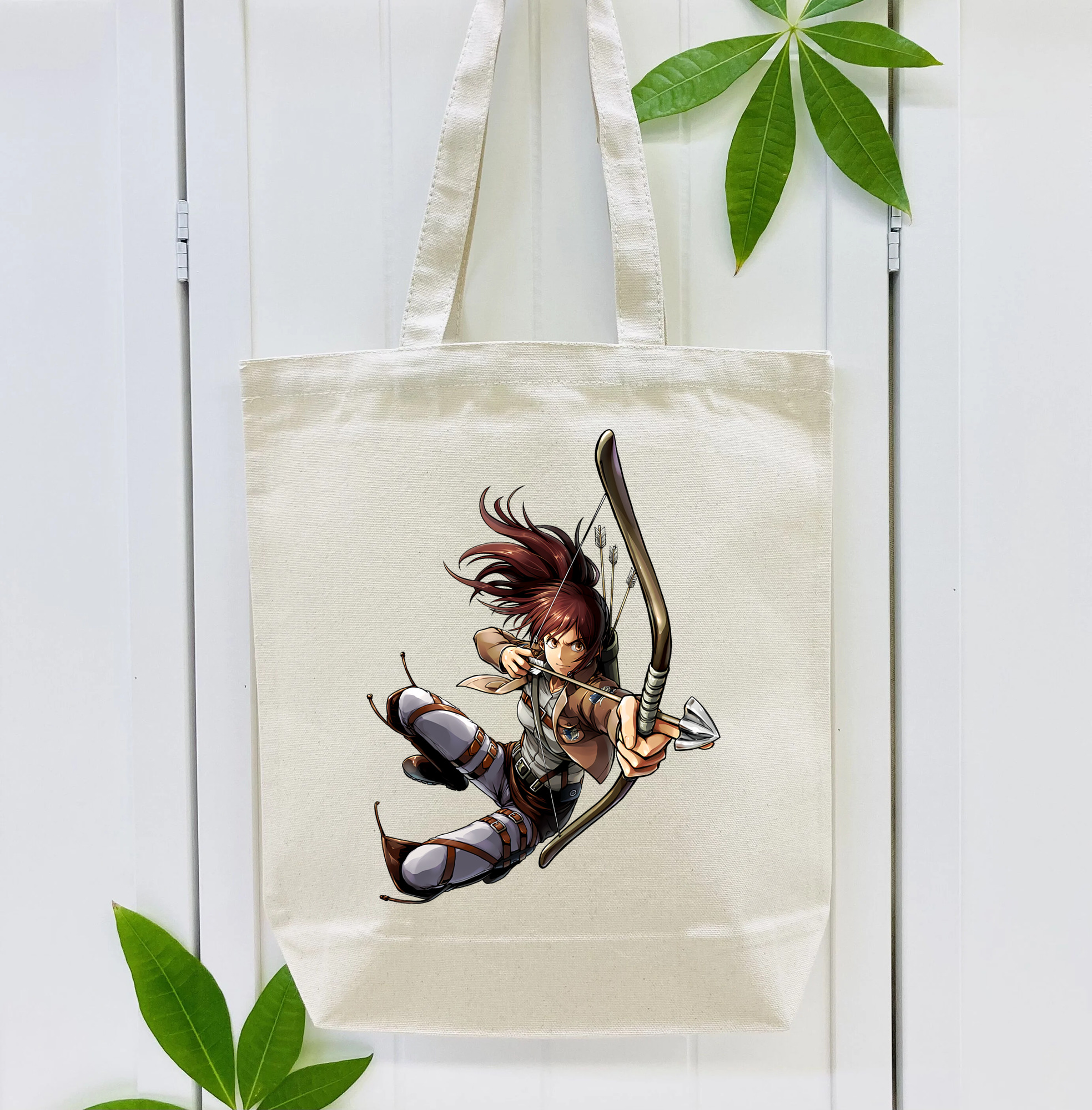 進撃の巨人 サシャ·ブラウス Attack on Titan Sasha Blaus 縦型キャンバス生地手提げバッグ　トートバッグ