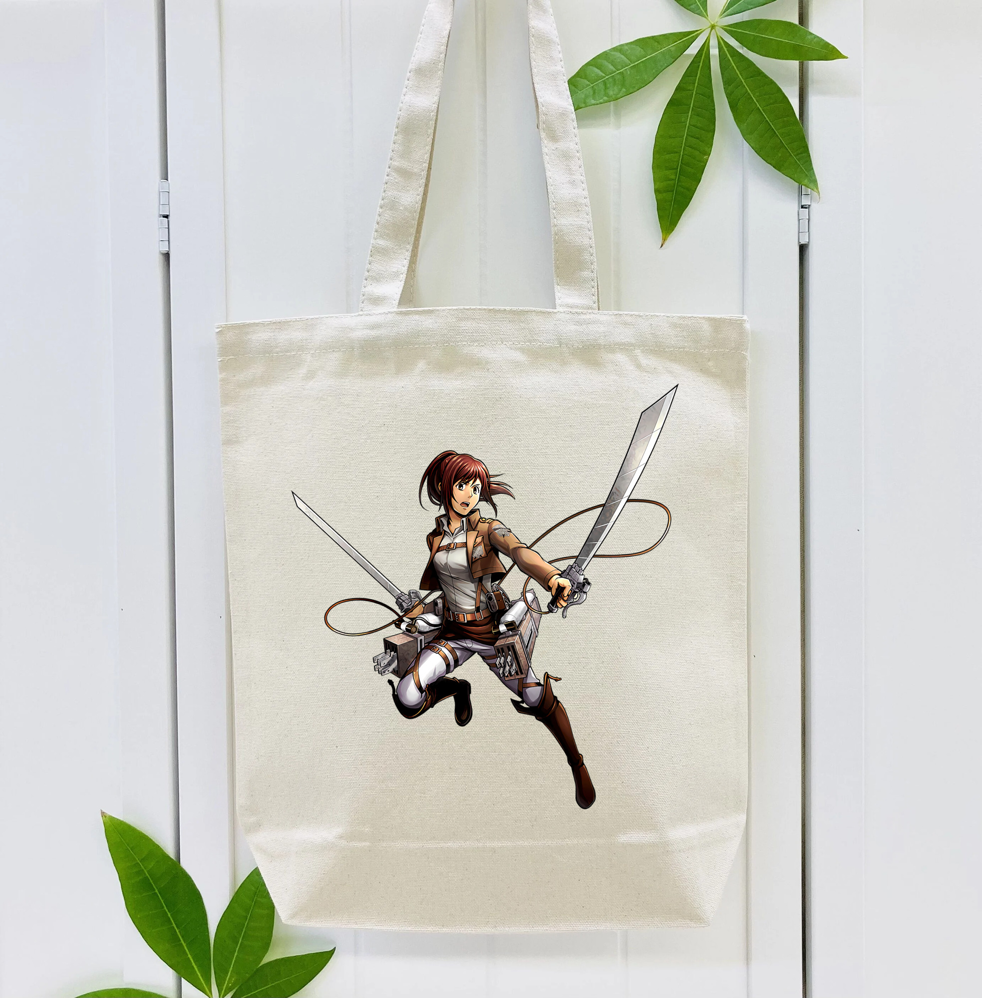 進撃の巨人 サシャ·ブラウス Attack on Titan Sasha Blaus 縦型キャンバス生地手提げバッグ　トートバッグ