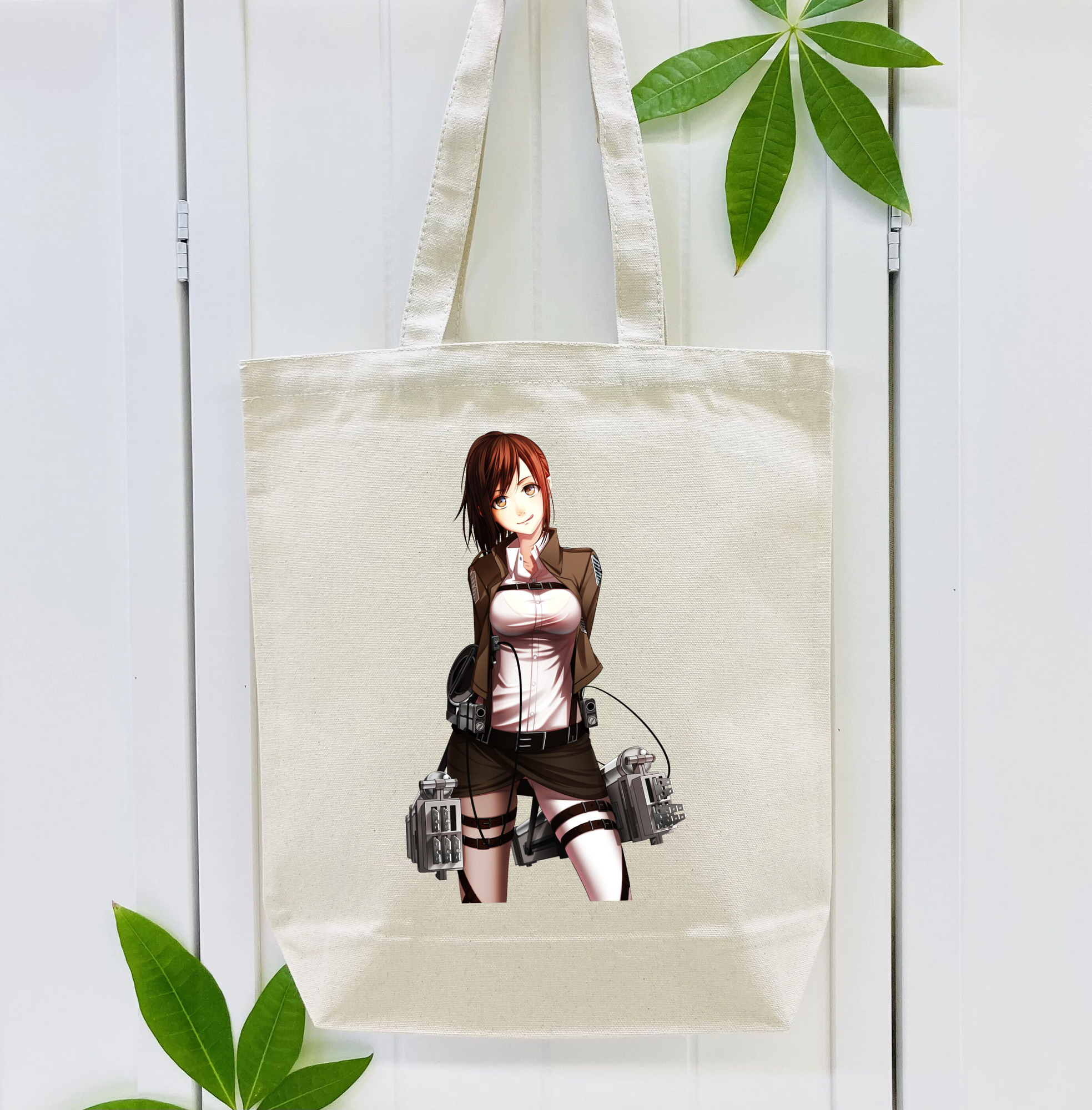 進撃の巨人 サシャ·ブラウス Attack on Titan Sasha Blaus 縦型キャンバス生地手提げバッグ　トートバッグ