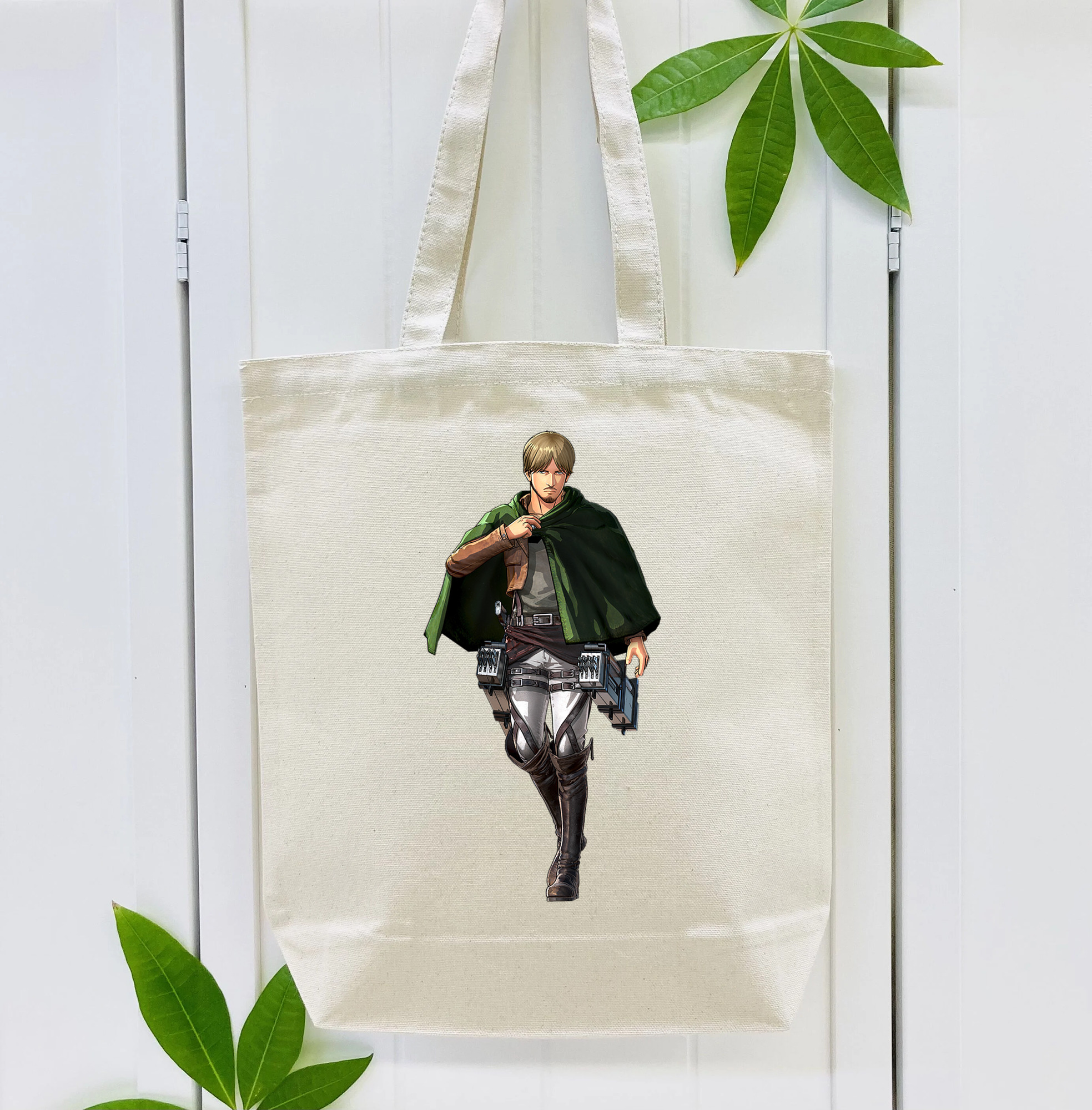 進撃の巨人 ミケ·ザカリアス Attack on Titan Mike Zakarius 縦型キャンバス生地手提げバッグ　トートバッグ
